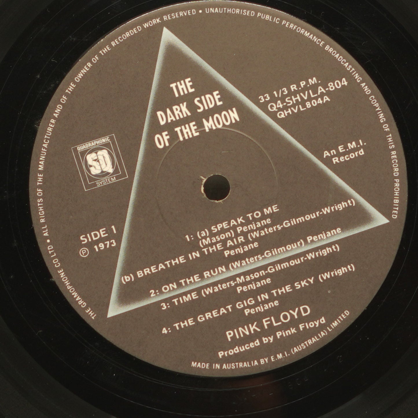 Pink Floyd ‎– The Dark Side Of The Moon