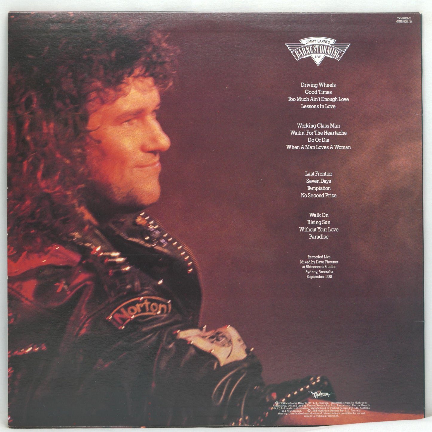 Jimmy Barnes ‎– Barnestorming