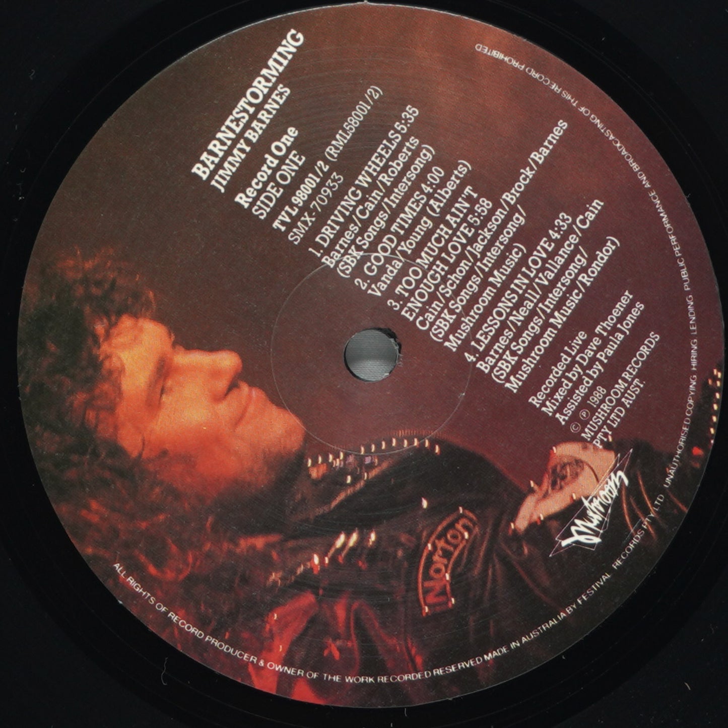 Jimmy Barnes ‎– Barnestorming