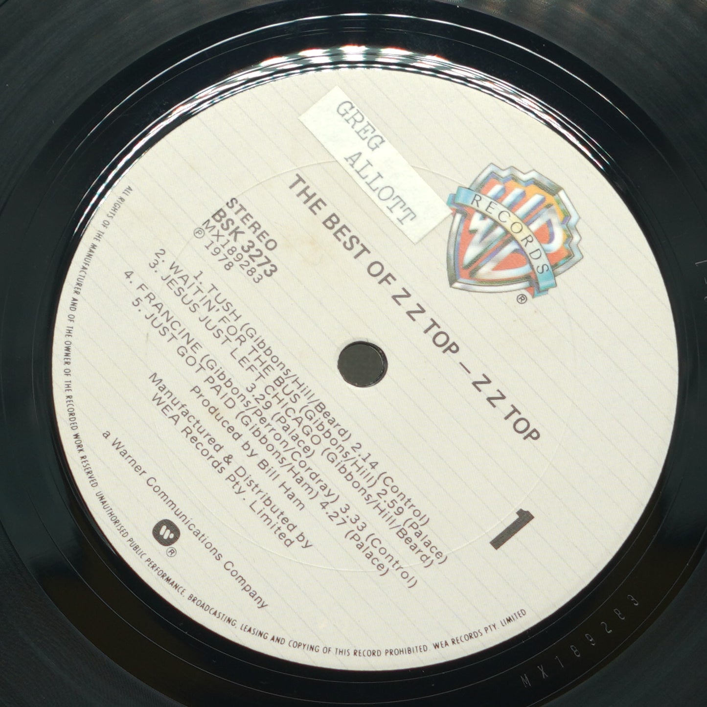 ZZ Top ‎– The Best Of ZZ Top