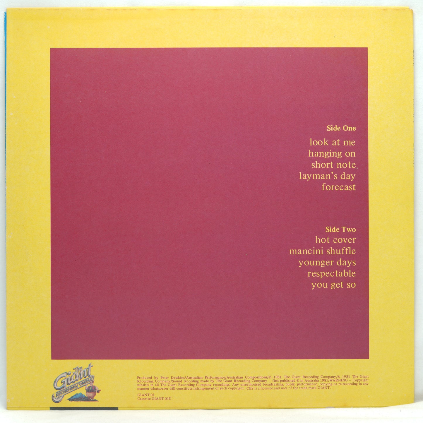 Matt Finish ‎– Short Note