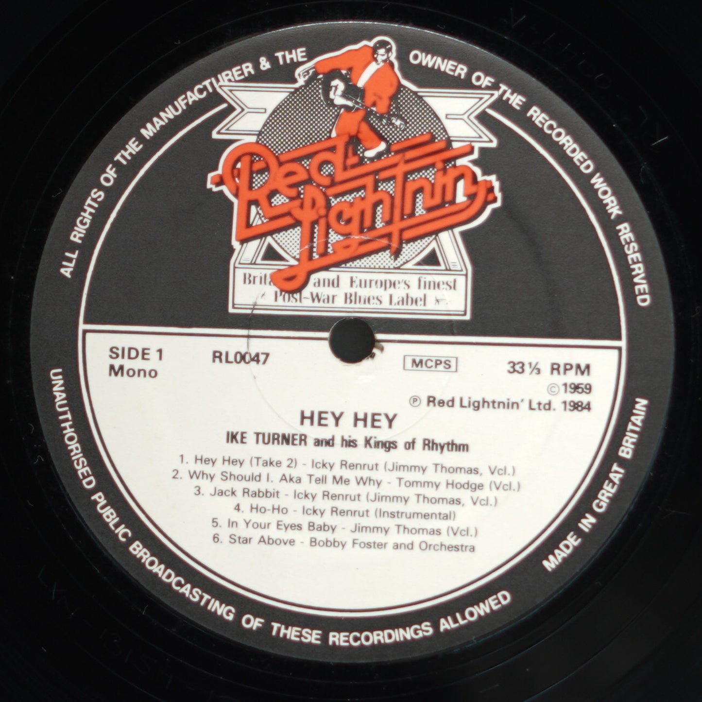 The Legendary Ike Turner And The Kings Of Rhythm – Hey Hey