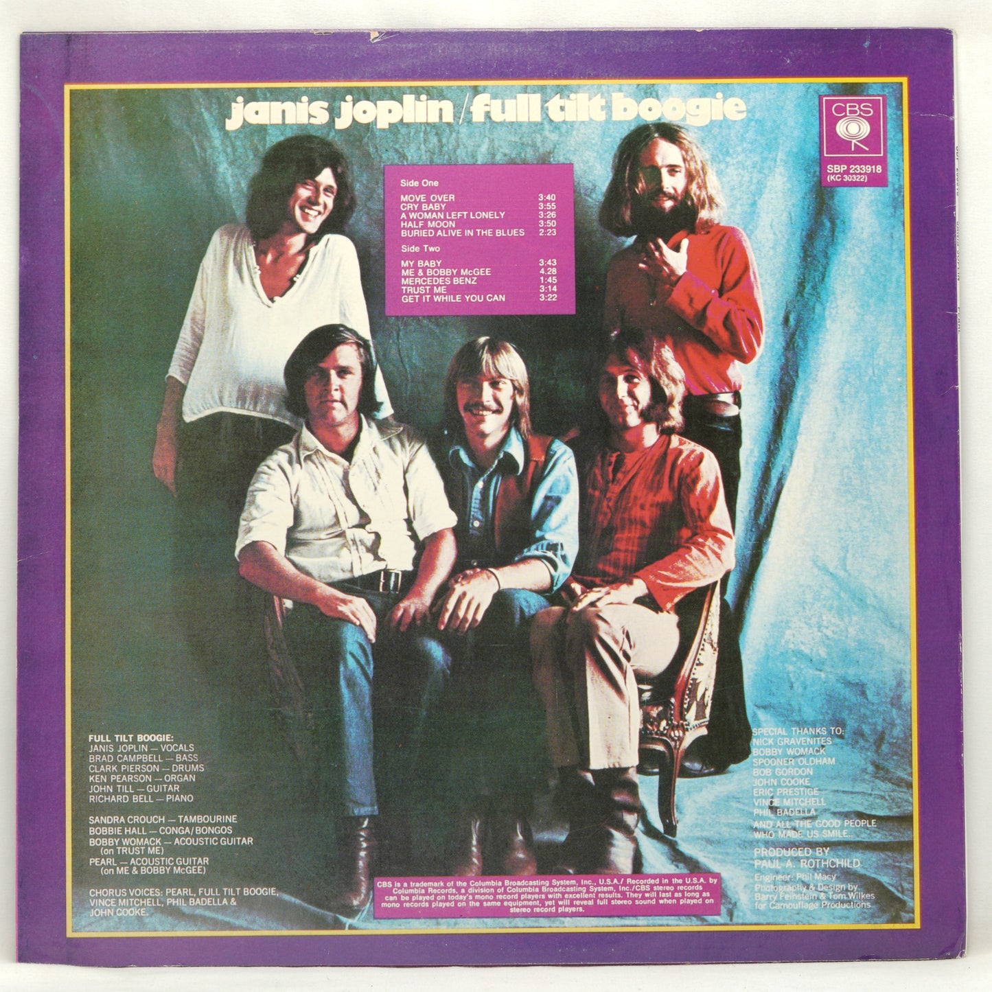 Janis Joplin ‎– Pearl