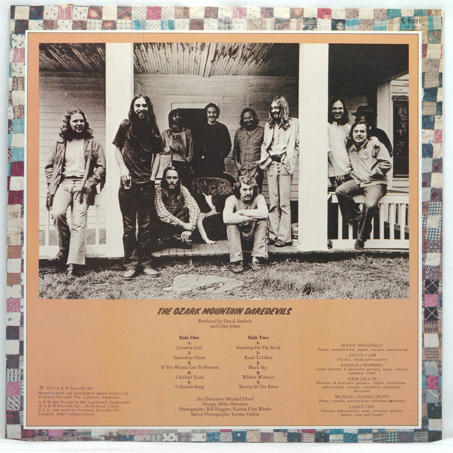 The Ozark Mountain Daredevils ‎– The Ozark Mountain Daredevils