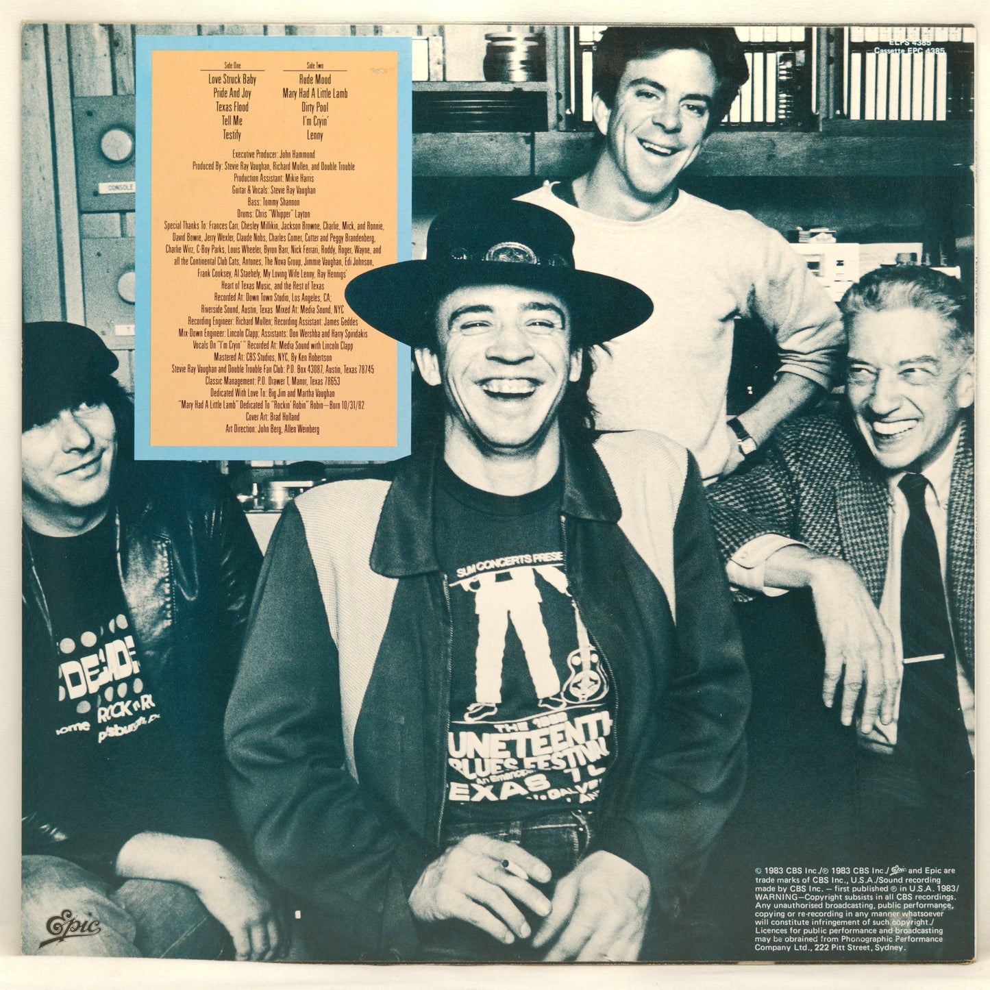 Stevie Ray Vaughan And Double Trouble ‎– Texas Flood