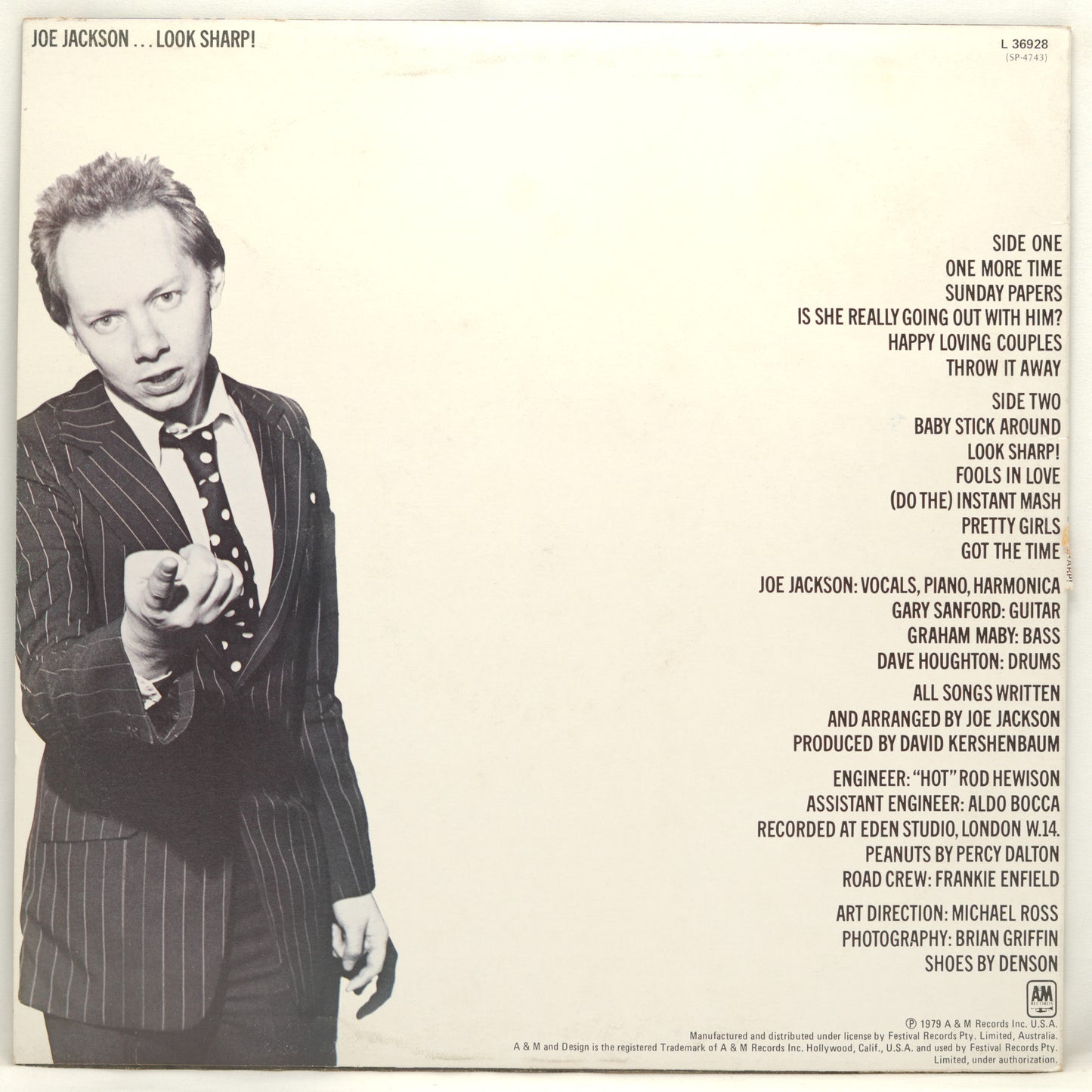 Joe Jackson ‎– Look Sharp!