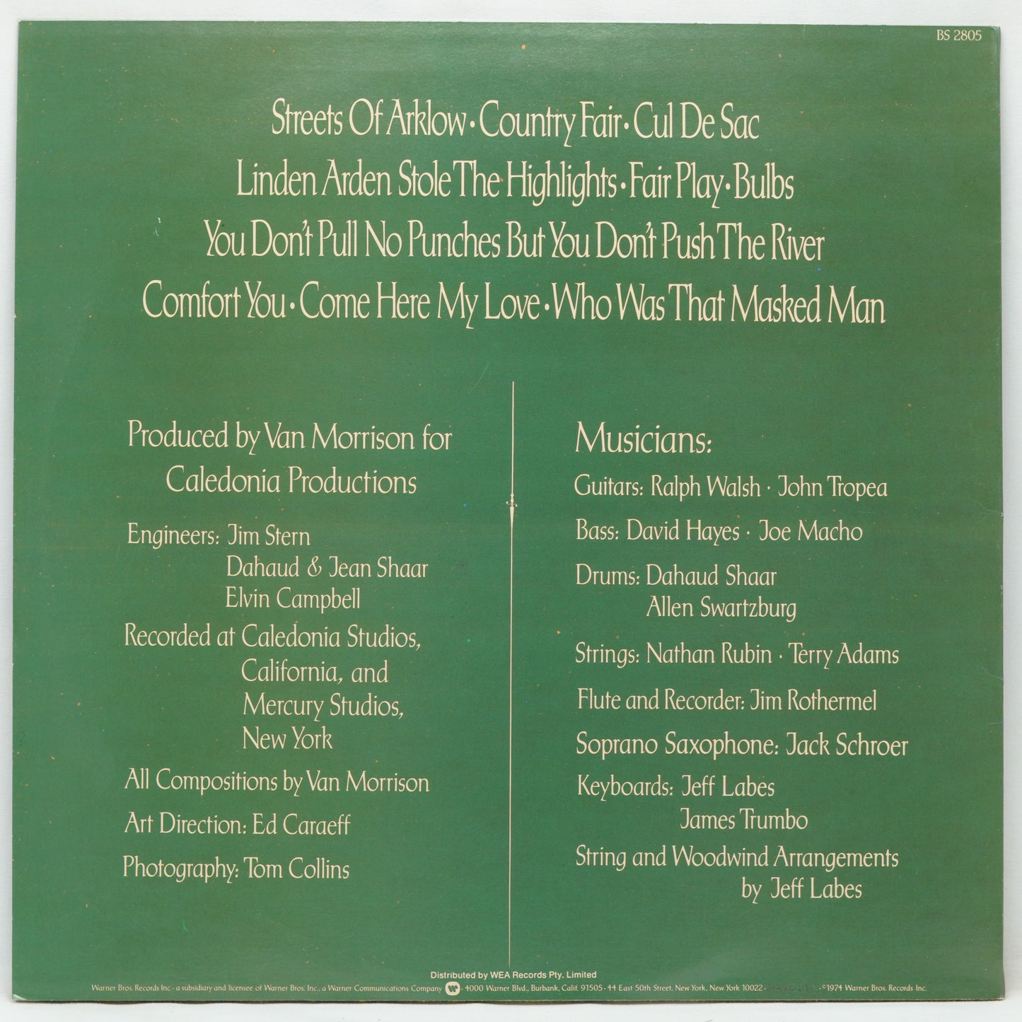 Van Morrison ‎– Veedon Fleece