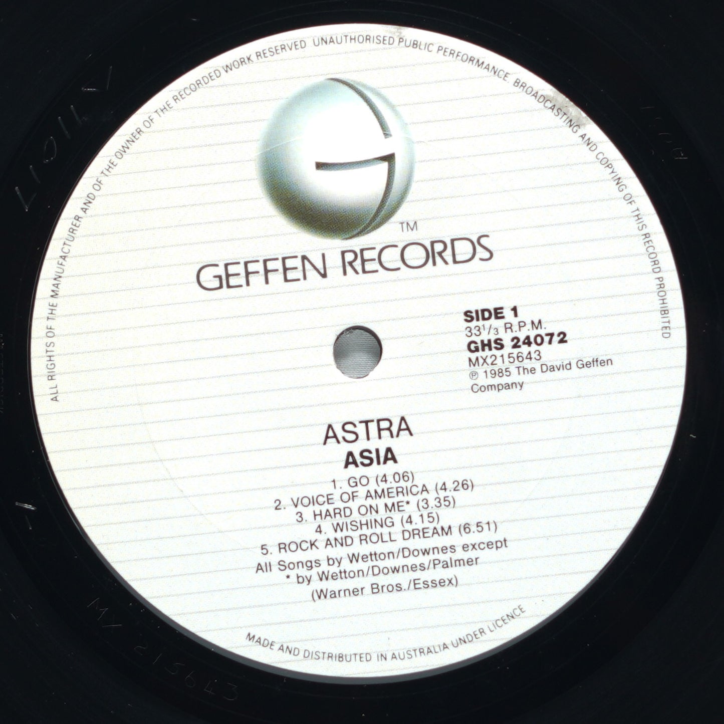 Asia ‎– Astra