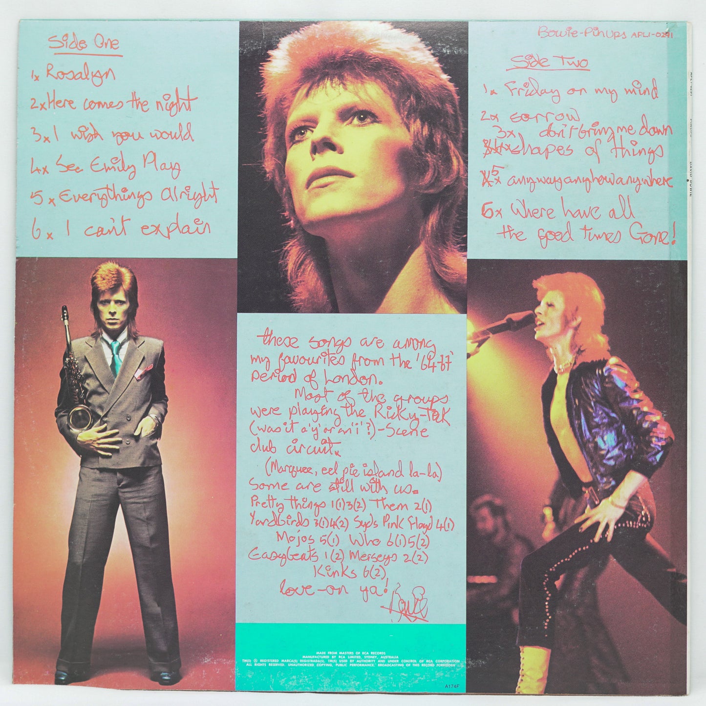 Bowie‎– Pinups