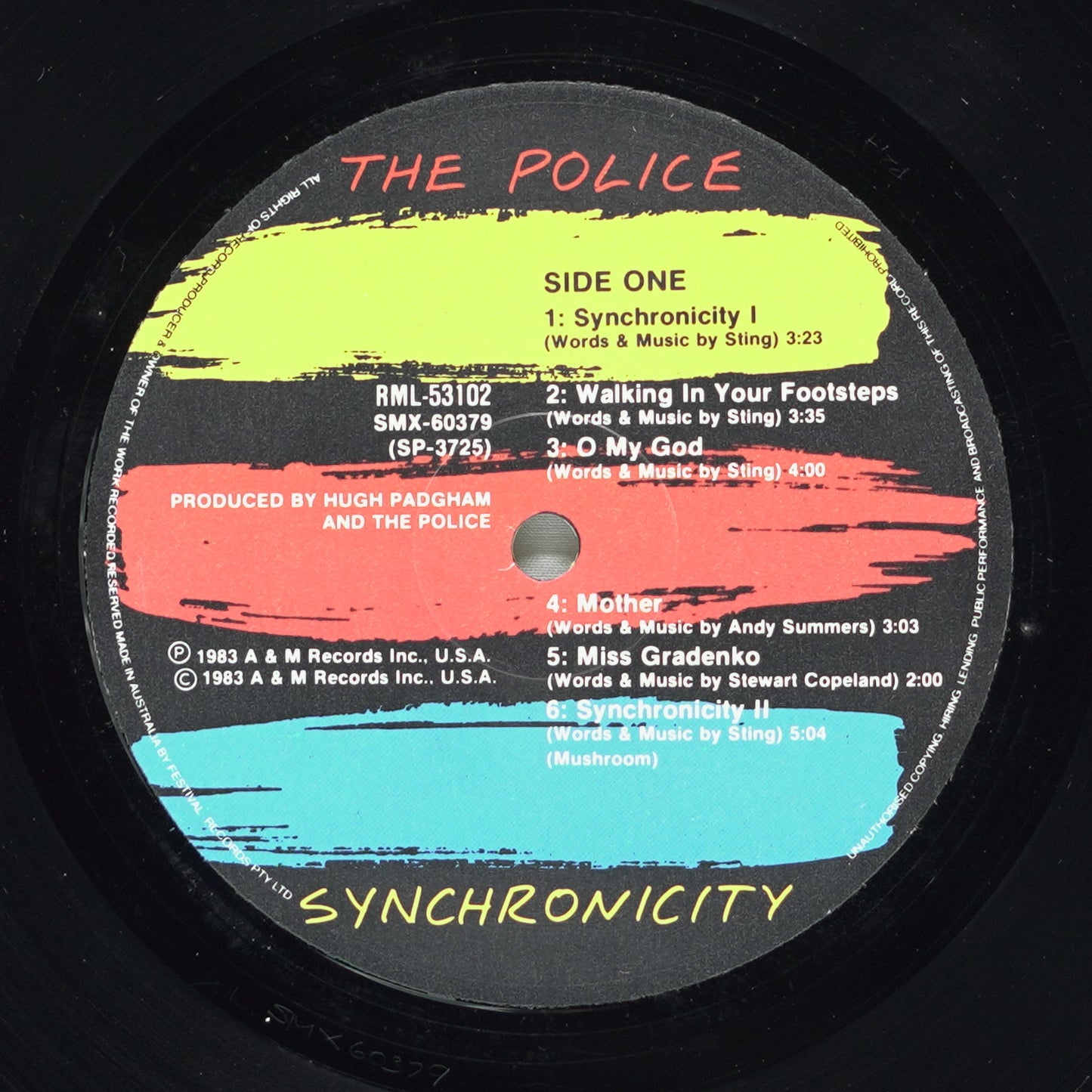 The Police ‎– Synchronicity