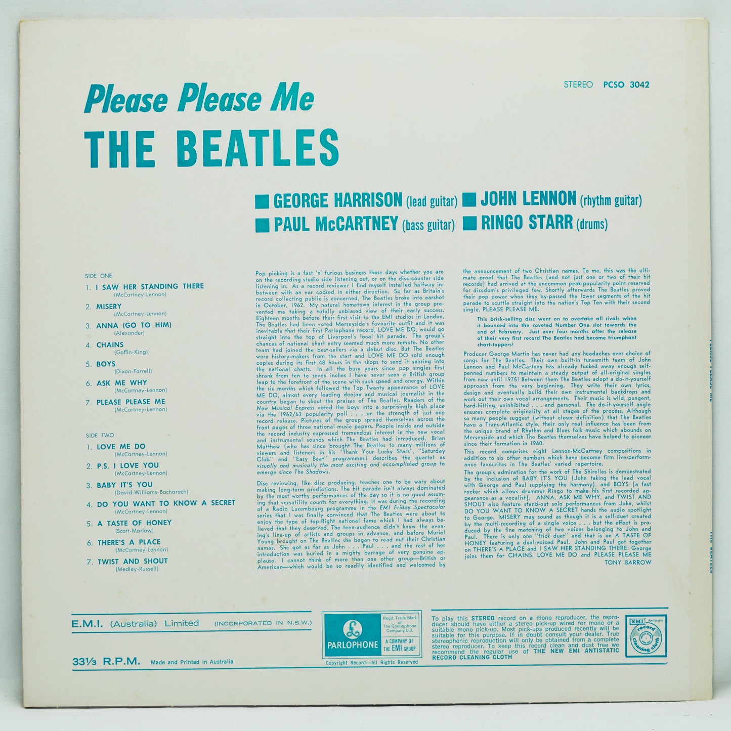 The Beatles ‎– Please Please Me