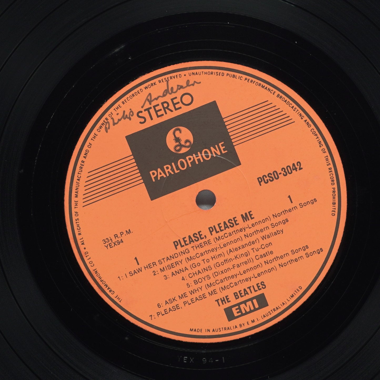 The Beatles ‎– Please Please Me
