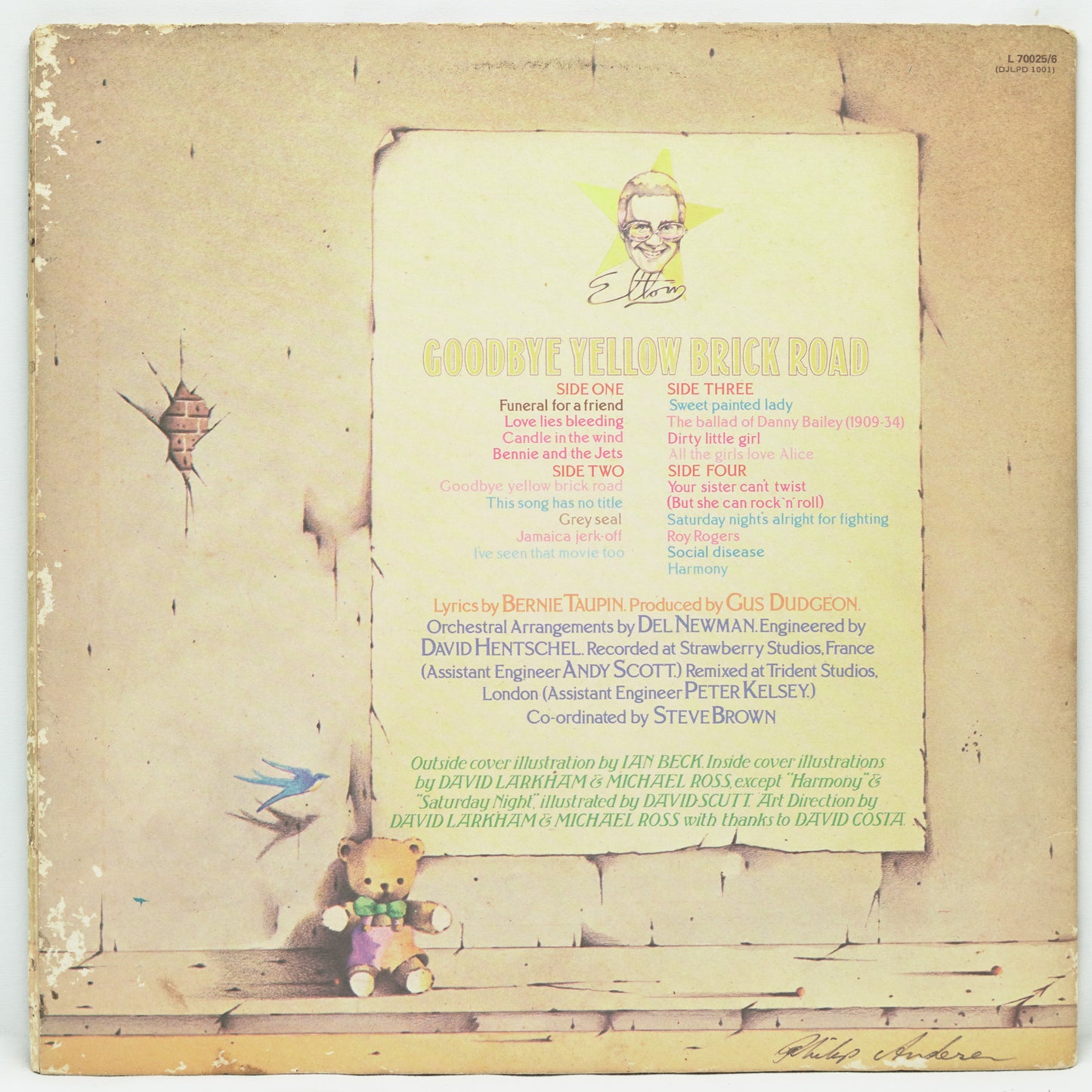 Elton John ‎– Goodbye Yellow Brick Road