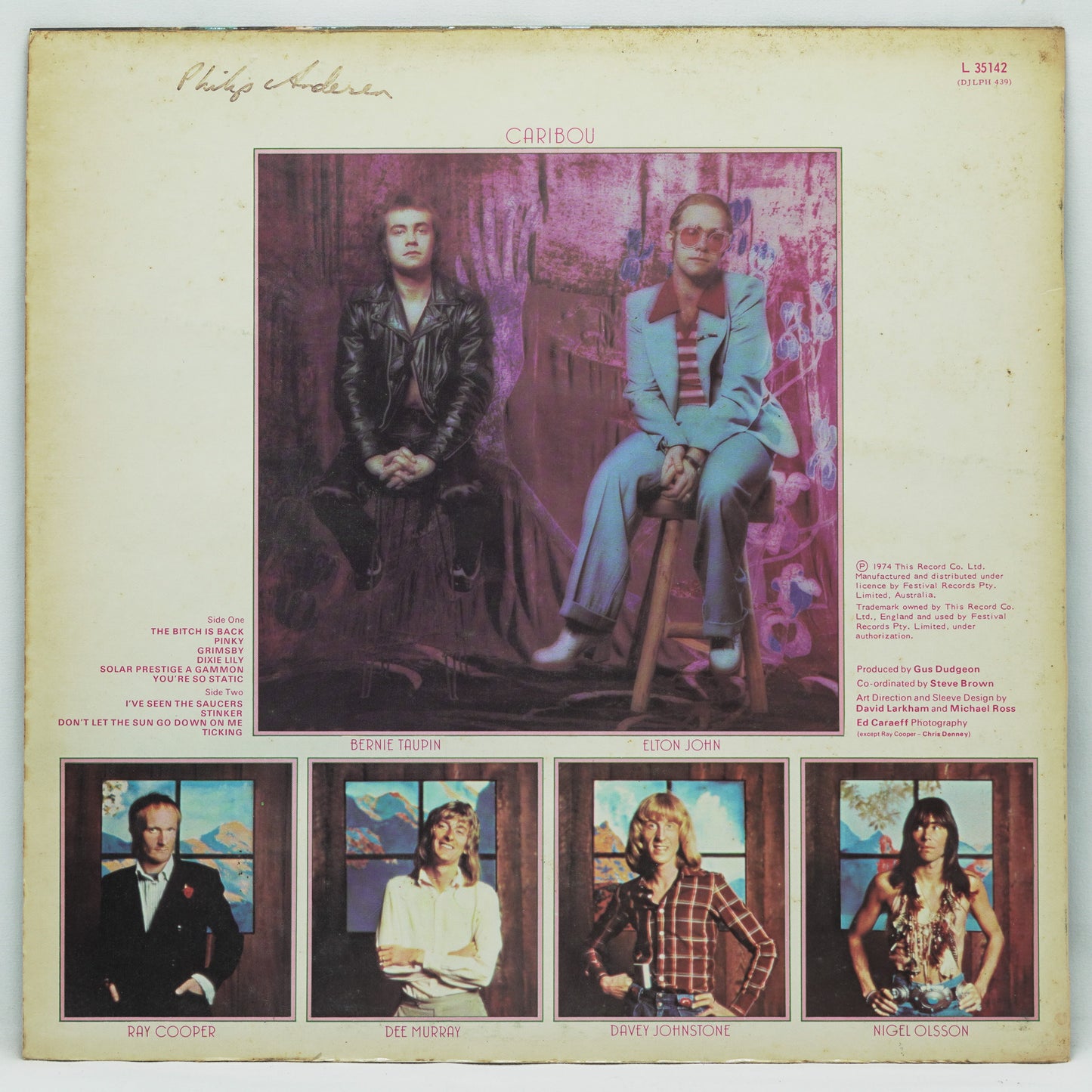 Elton John ‎– Caribou