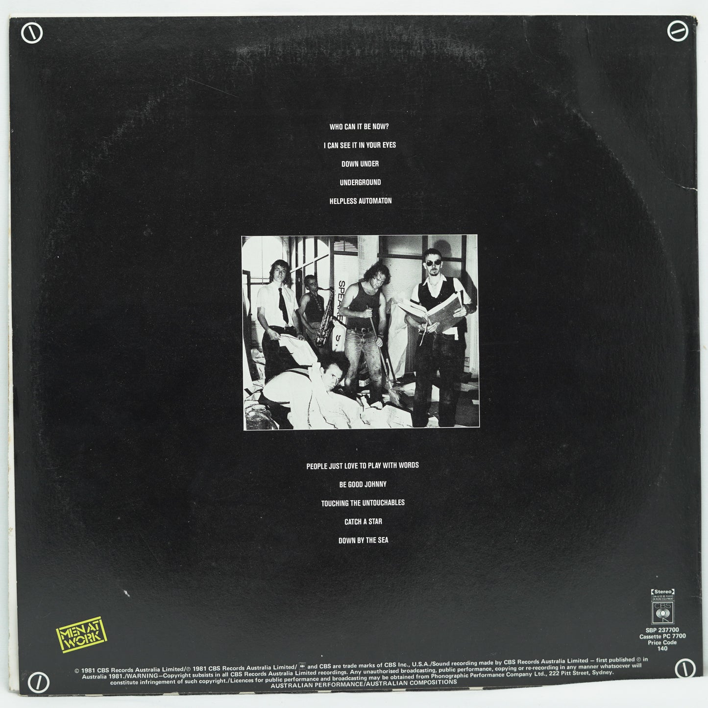 Men At Work ‎– Business As Usual