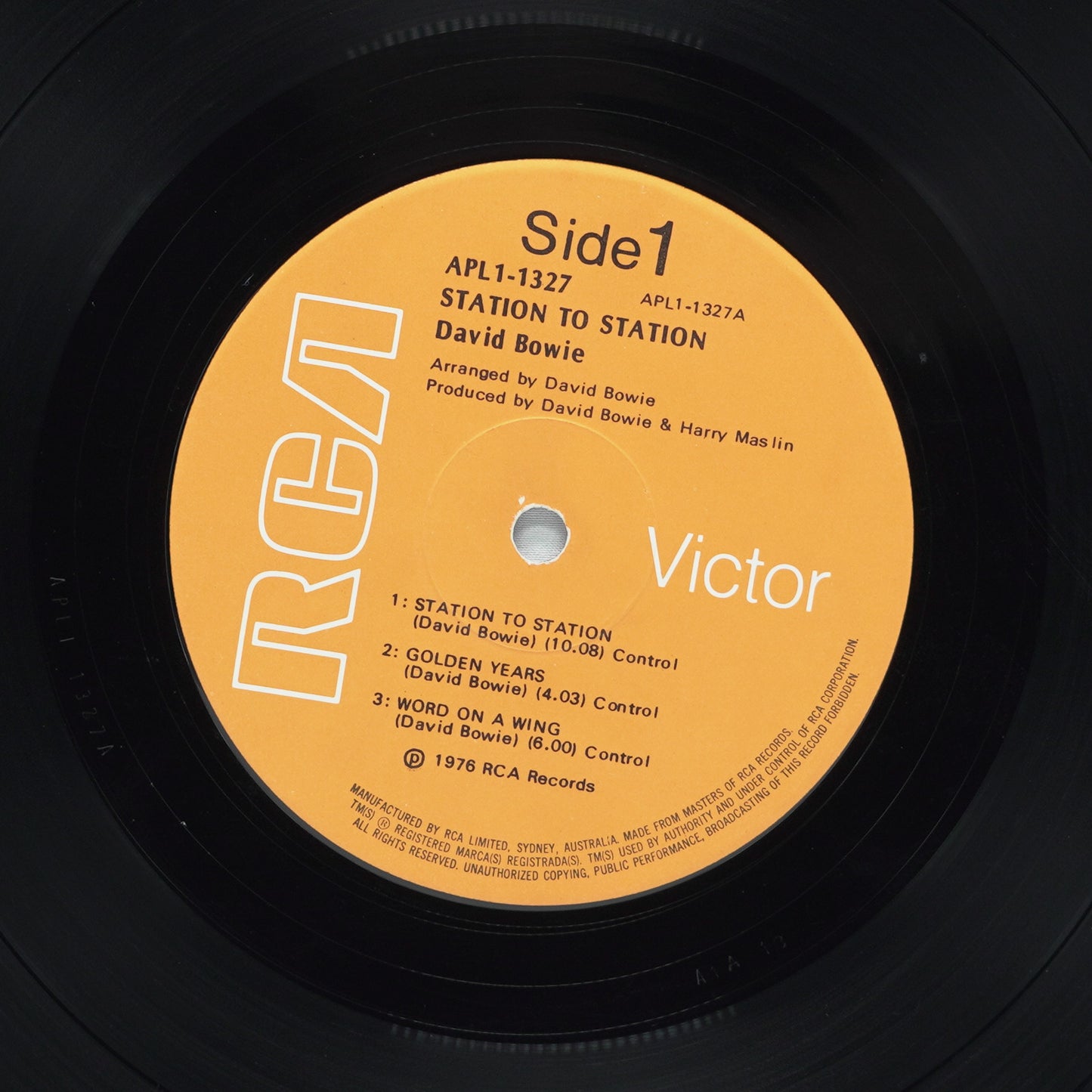 David Bowie ‎– Station To Station