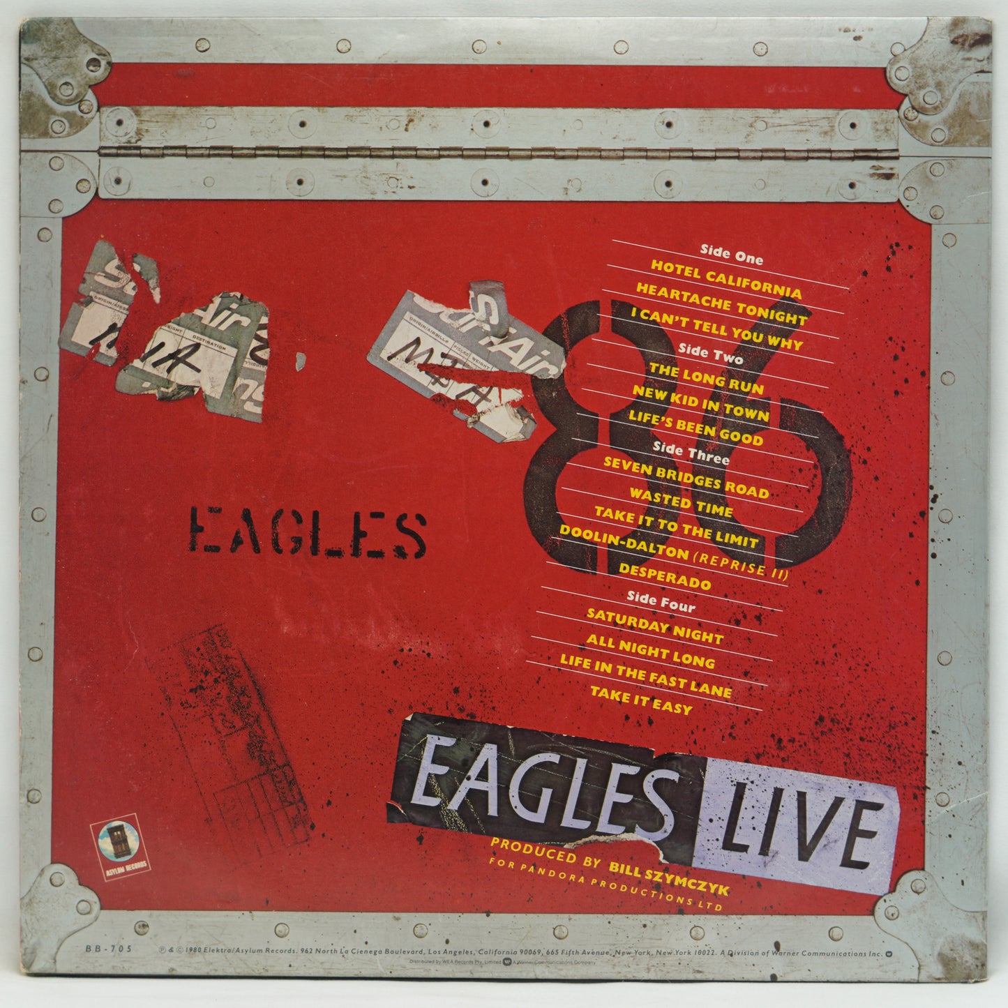 Eagles ‎– Eagles Live