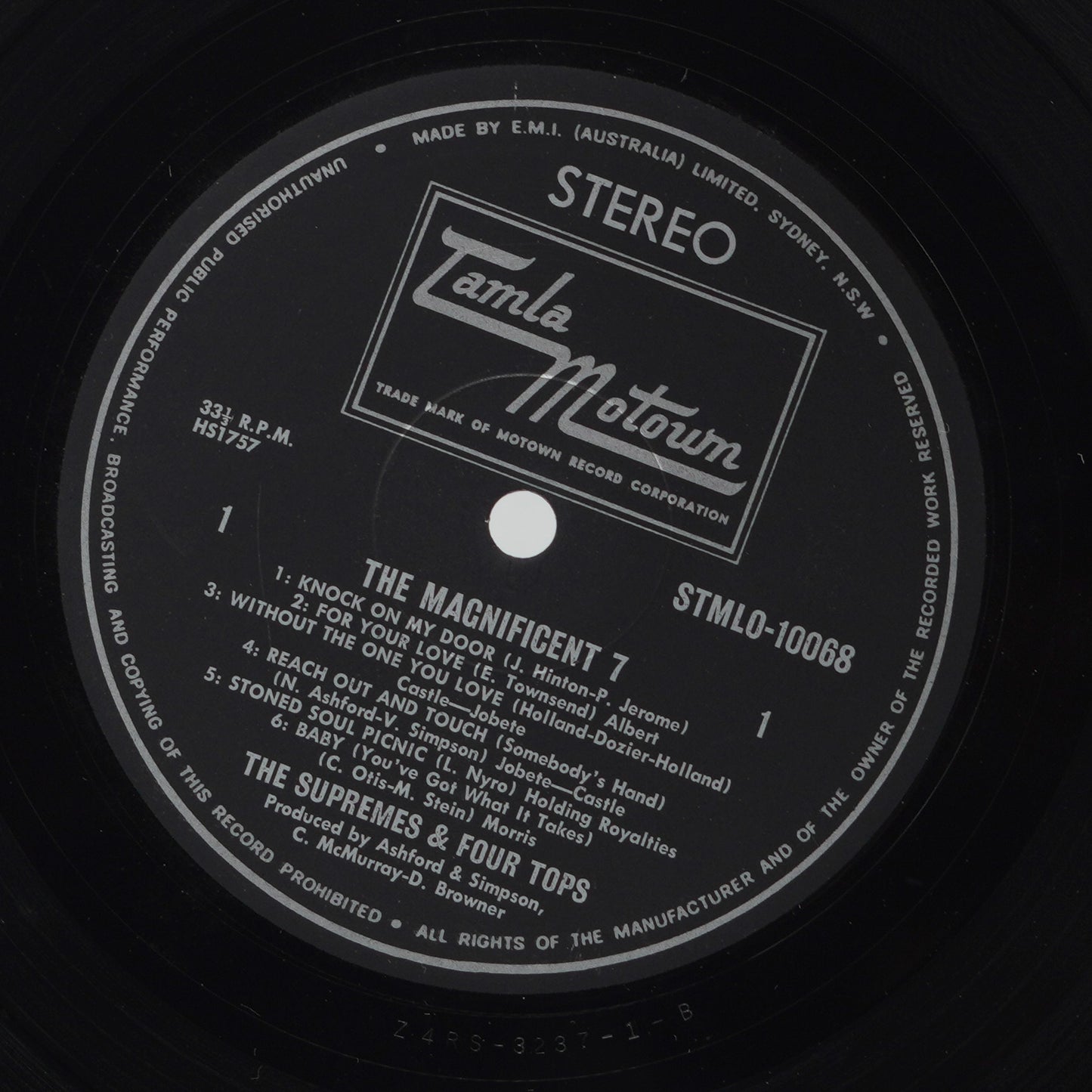 The Supremes And The Four Tops ‎– The Magnificent 7