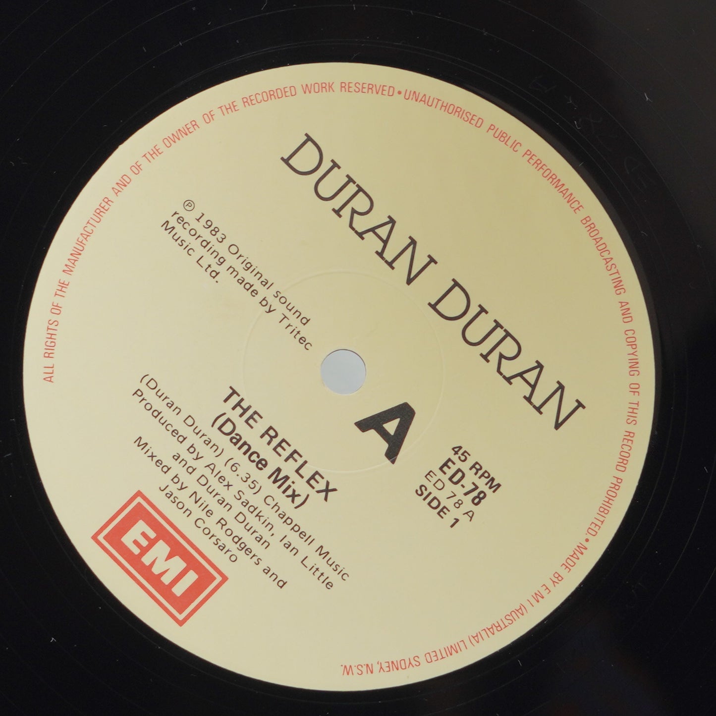 Duran Duran ‎– The Reflex