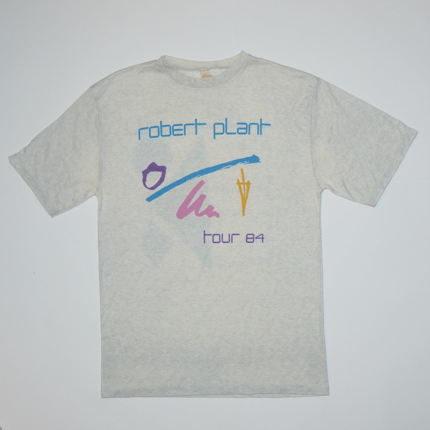 Vintage Robert Plant Australia & New Zealand Tour 1984 T-Shirt – Original Concert Tee