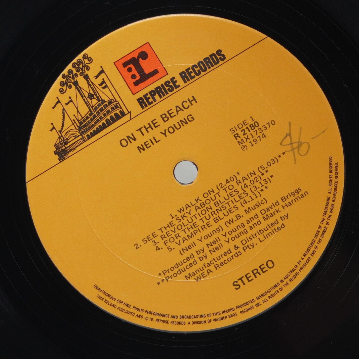 Neil Young ‎– On The Beach