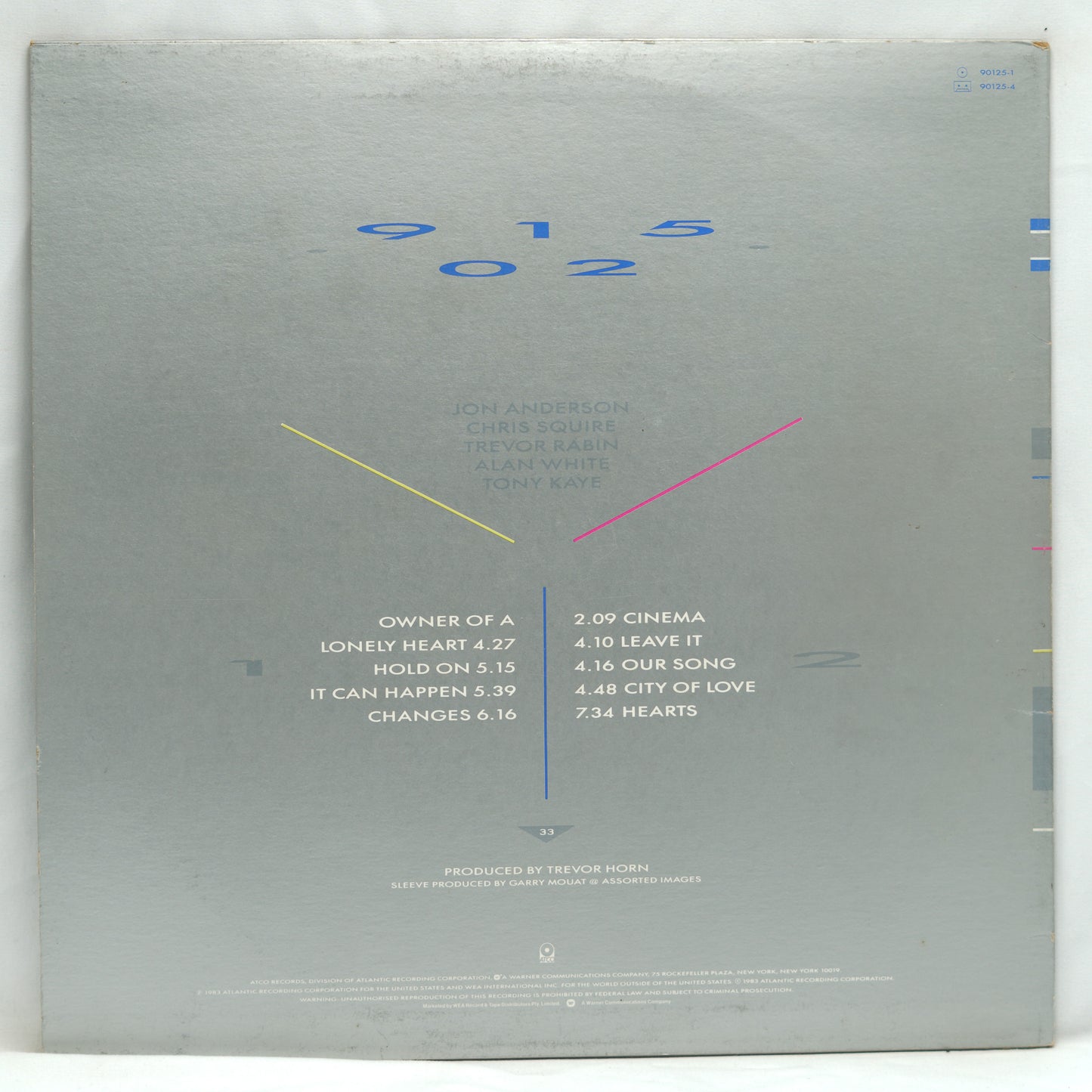 Yes ‎– 90125