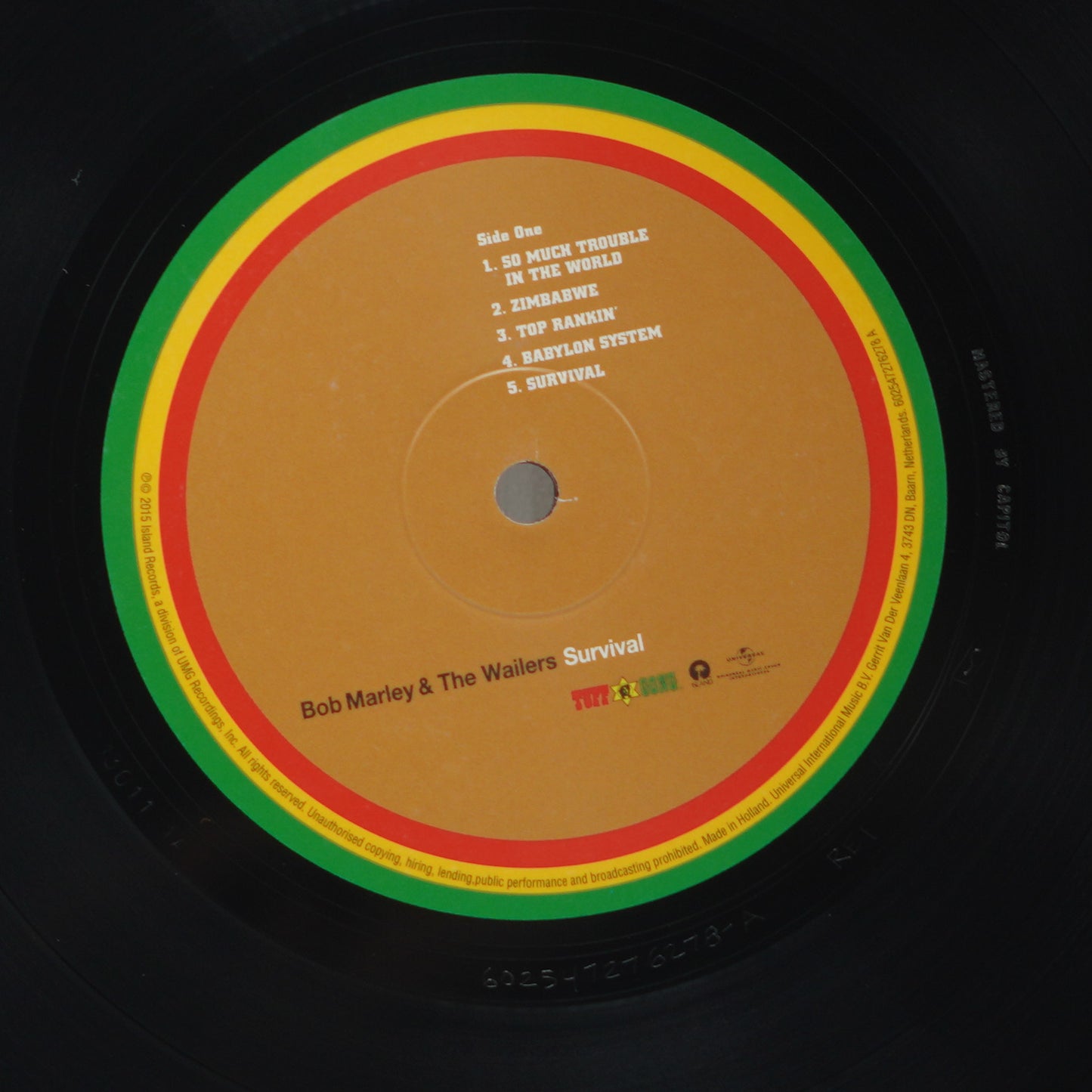 Bob Marley & The Wailers ‎– Survival