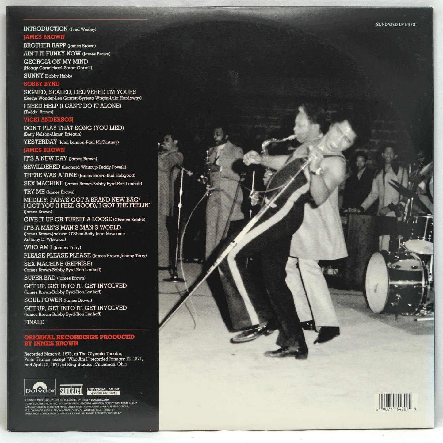 James Brown ‎– Love Power Peace