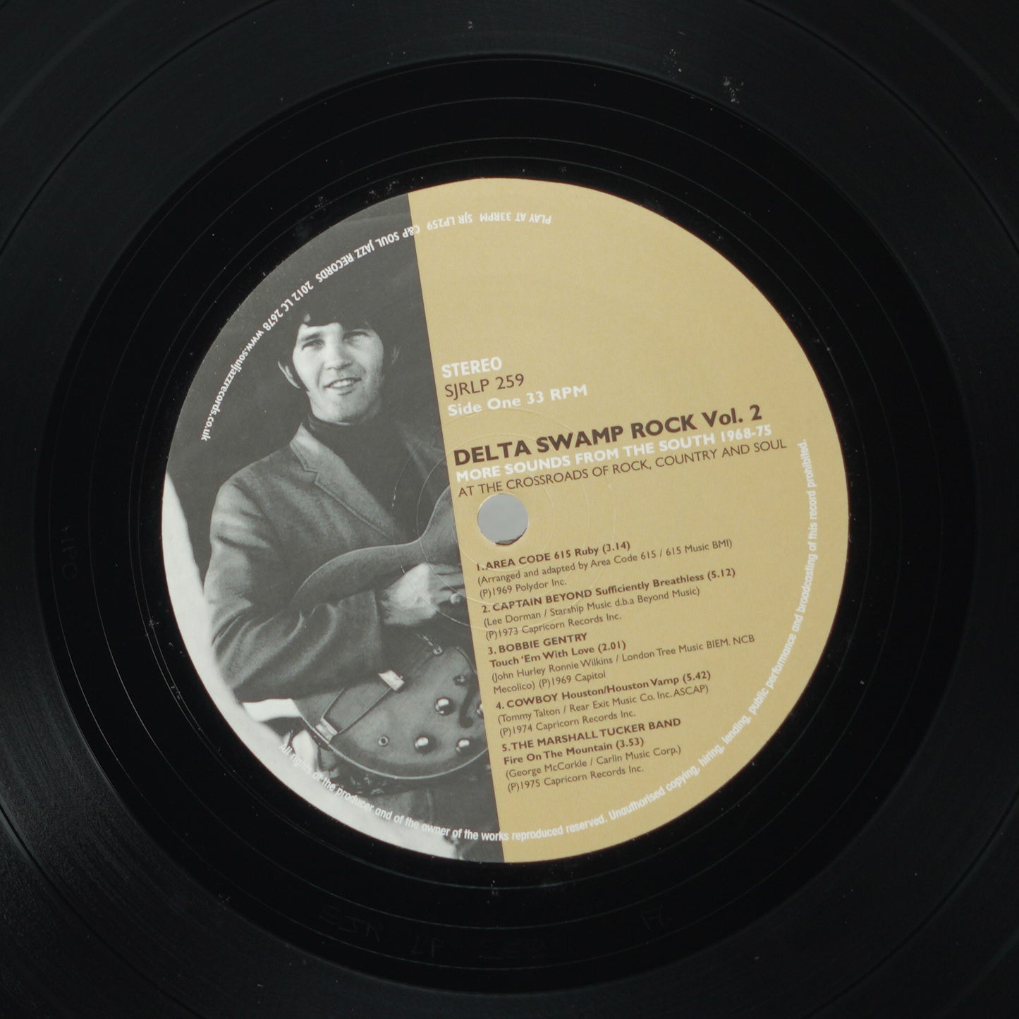 Various ‎– Delta Swamp Rock 2 (More Sounds From The South 1968-75: At The Crossroads Of Rock, Country And Soul)