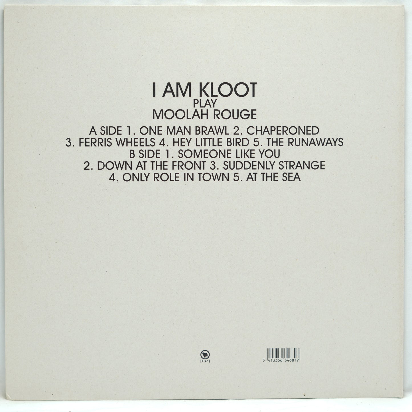 I Am Kloot ‎– Play Moolah Rouge