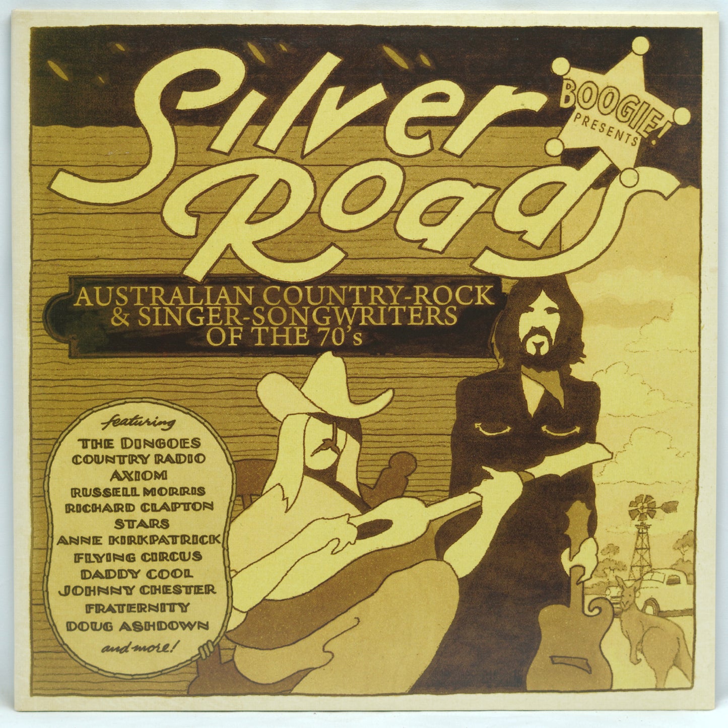 Various ‎– Boogie! Presents Silver Roads (Australian Country-Rock & Singer-Songwriters Of The 70's)
