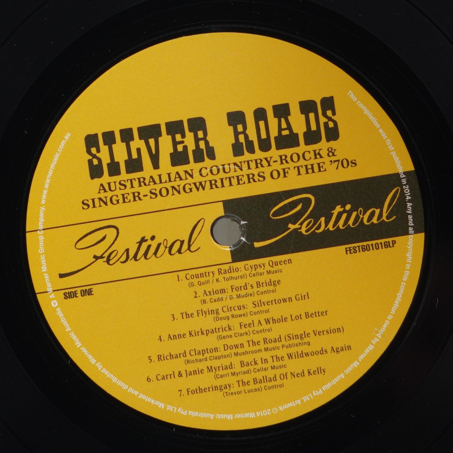 Various ‎– Boogie! Presents Silver Roads (Australian Country-Rock & Singer-Songwriters Of The 70's)