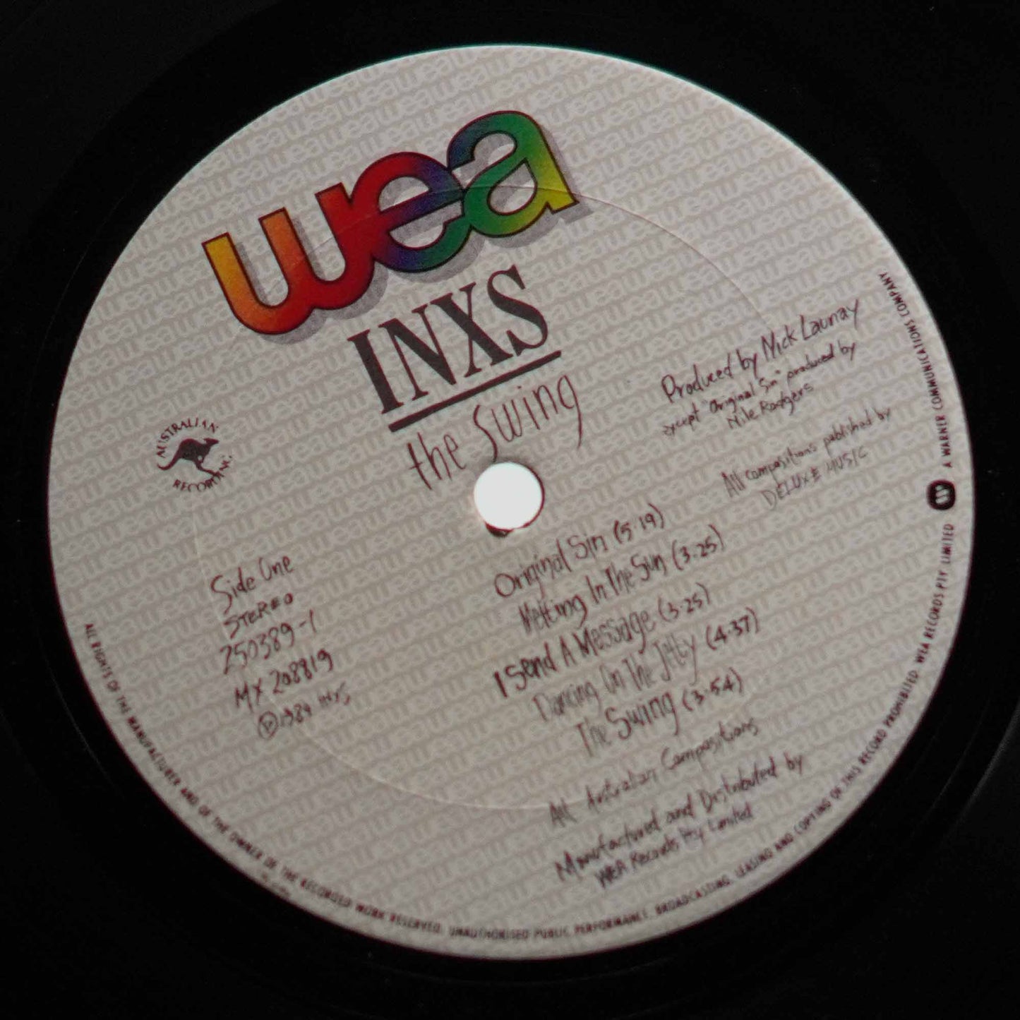 INXS ‎– The Swing
