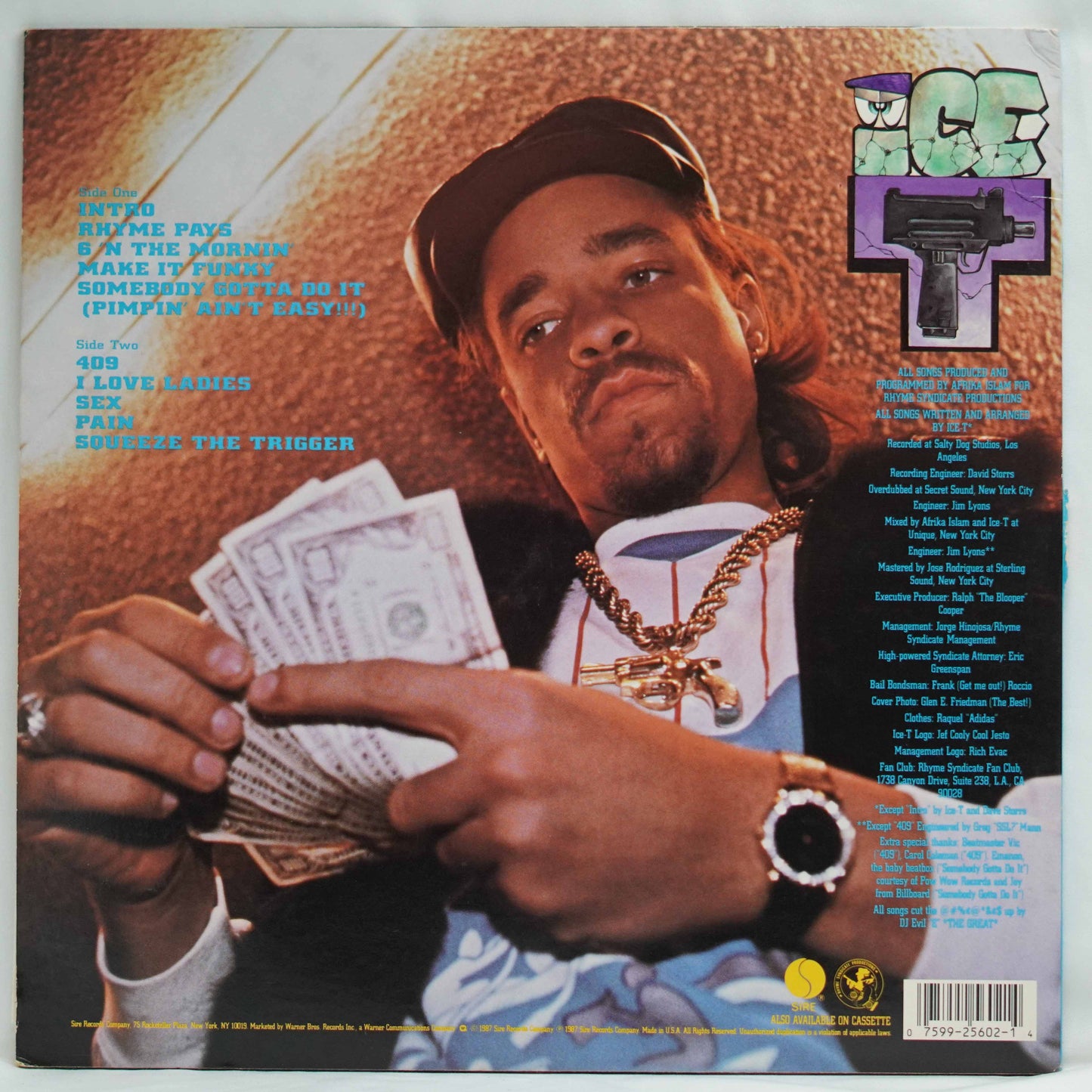 Ice-T ‎– Rhyme Pays