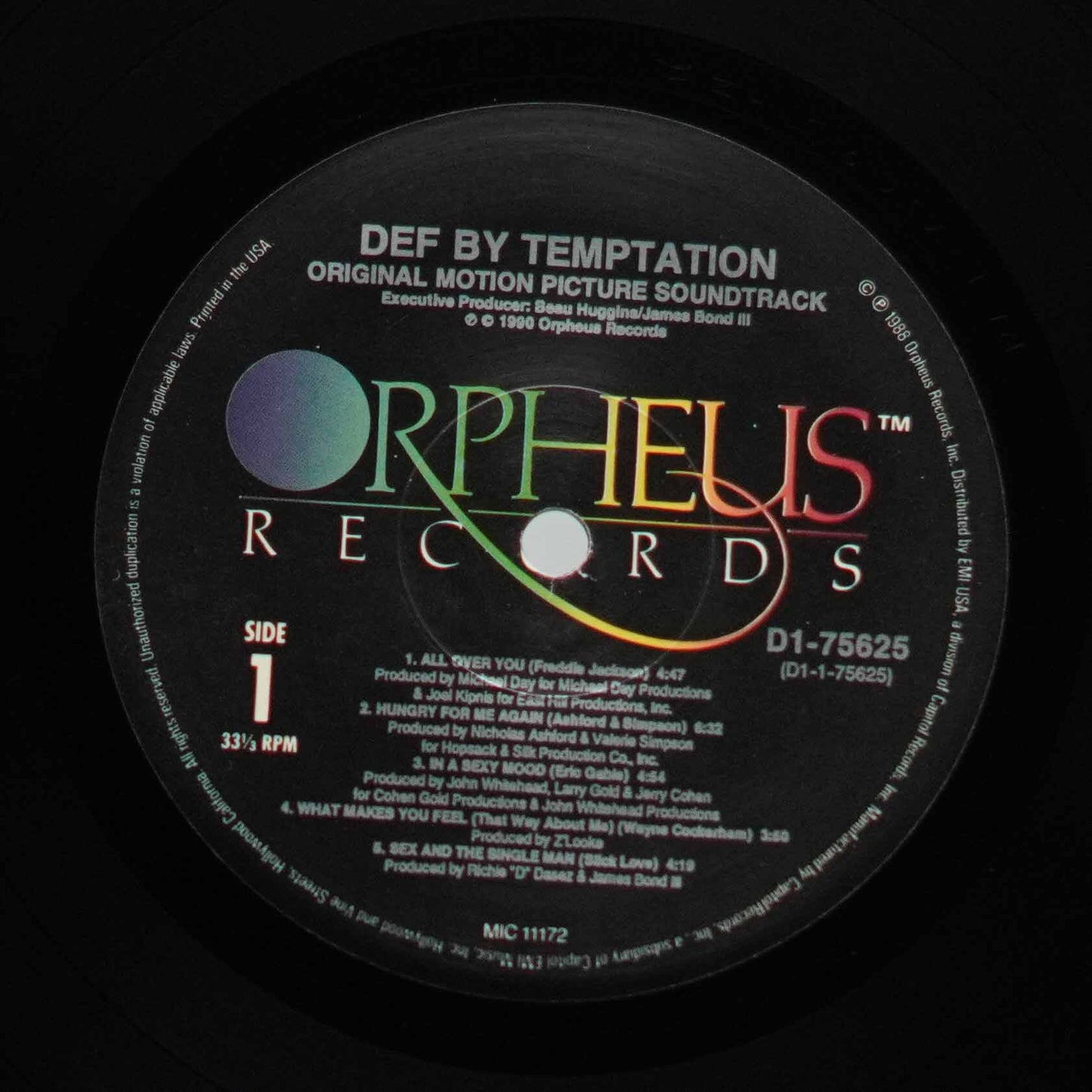 Various ‎– Def By Temptation (Original Motion Picture Soundtrack)