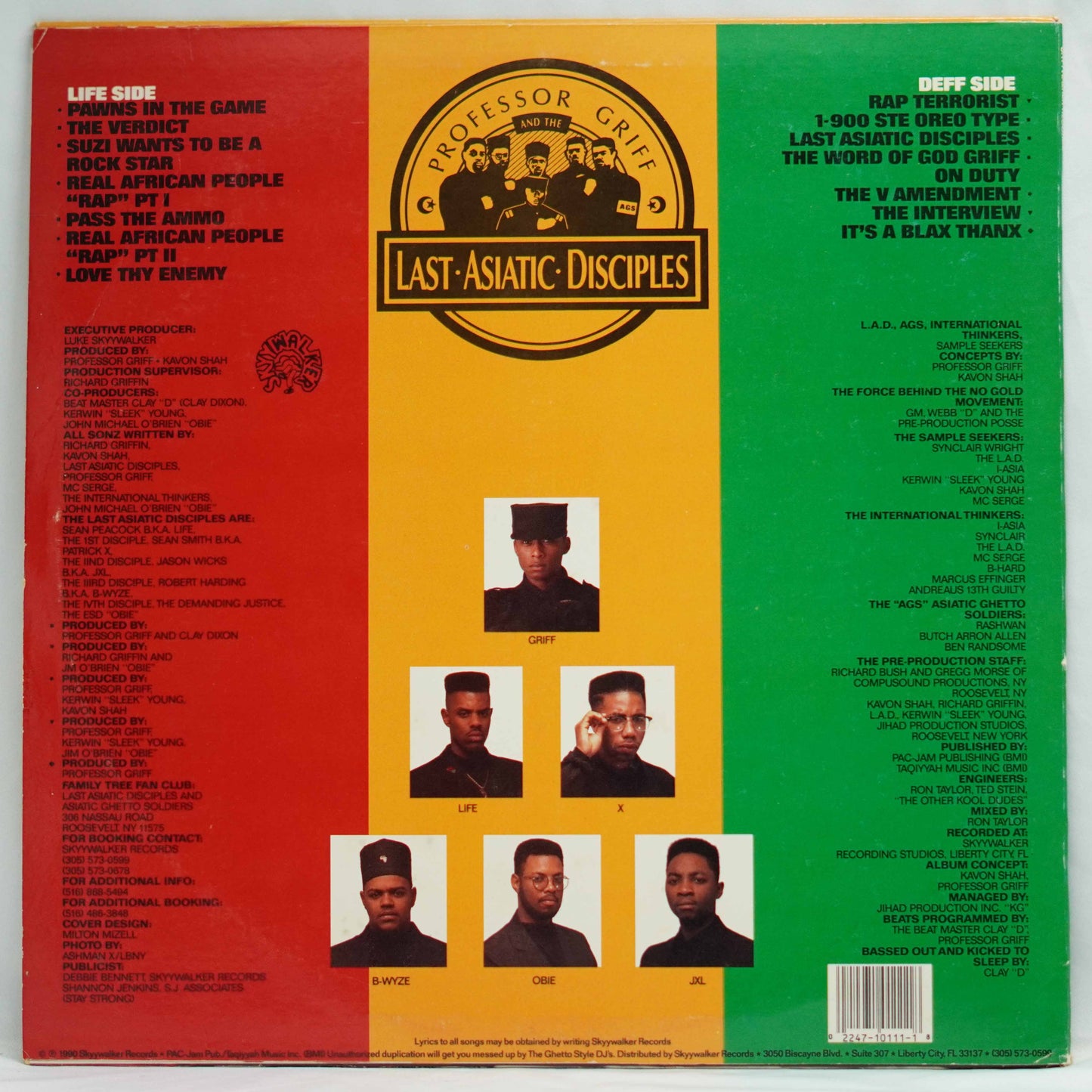 Professor Griff And The Last Asiatic Disciples ‎– Pawns In The Game