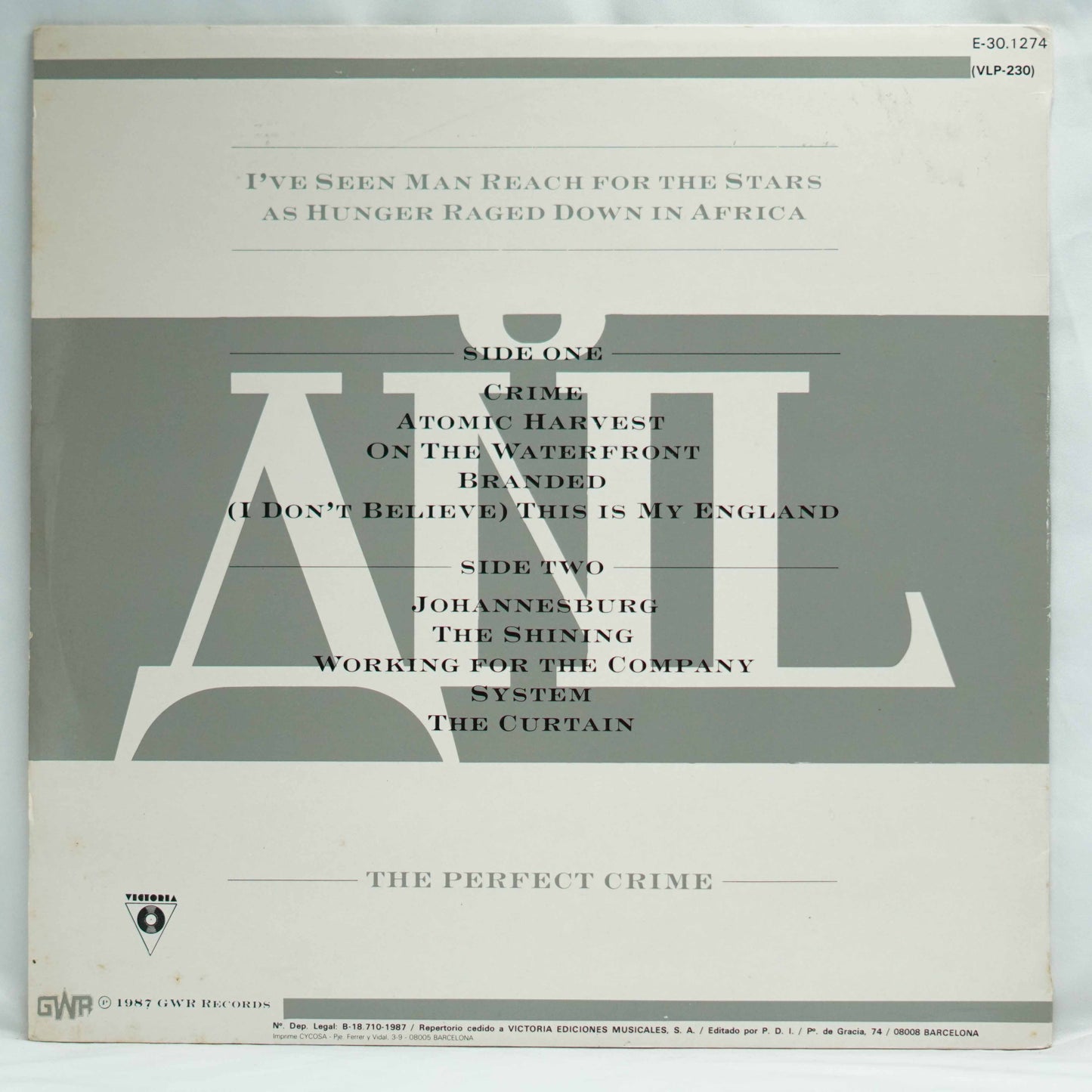 The Anti Nowhere League‎– The Perfect Crime