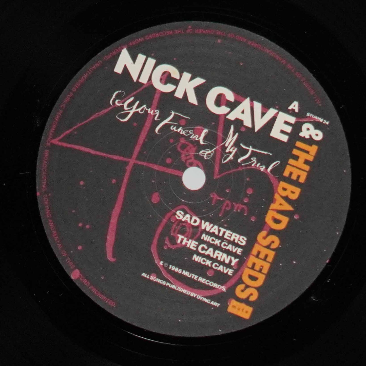 Nick Cave & The Bad Seeds ‎– Your Funeral ... My Trial