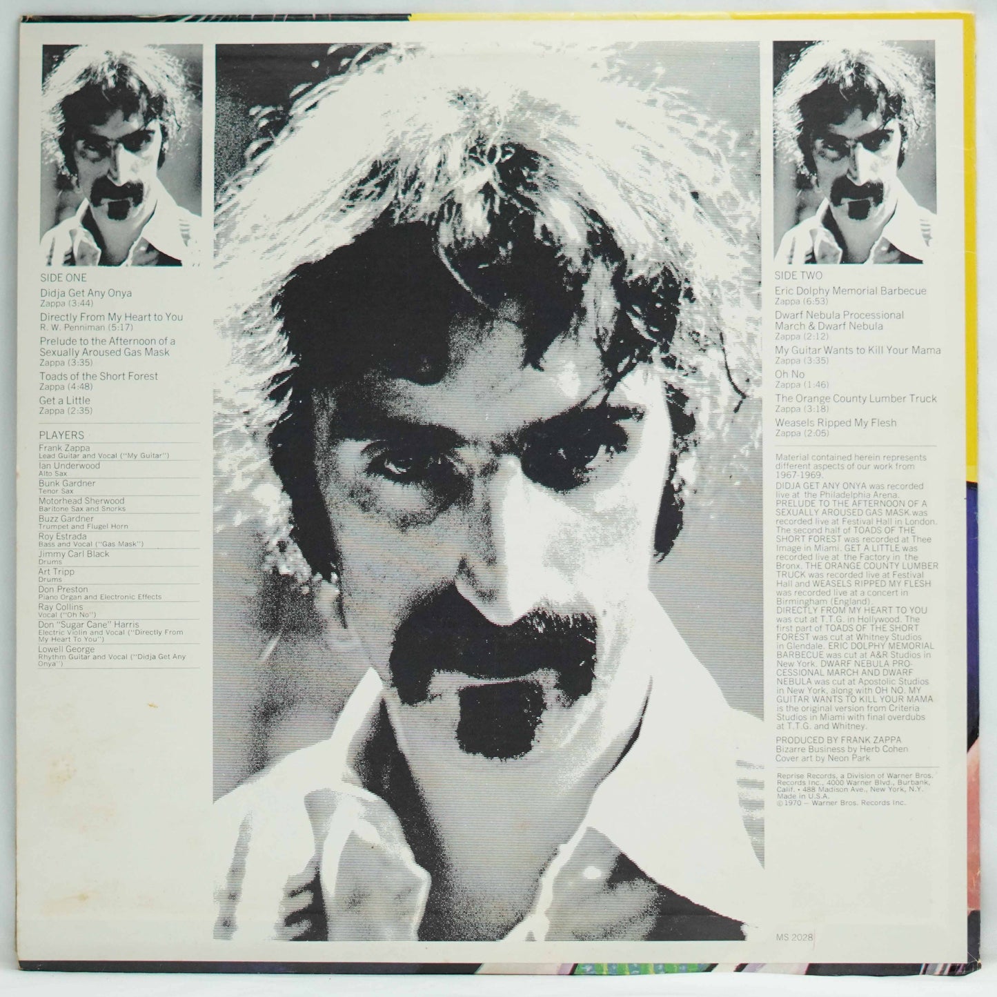 The Mothers Of Invention ‎– Weasels Ripped My Flesh