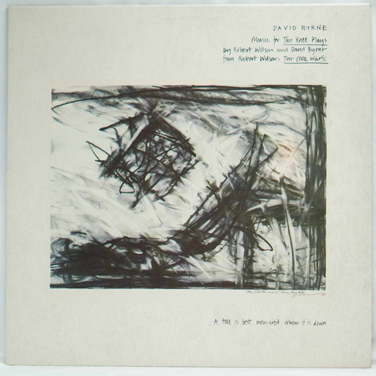 David Byrne ‎– Music For The Knee Plays