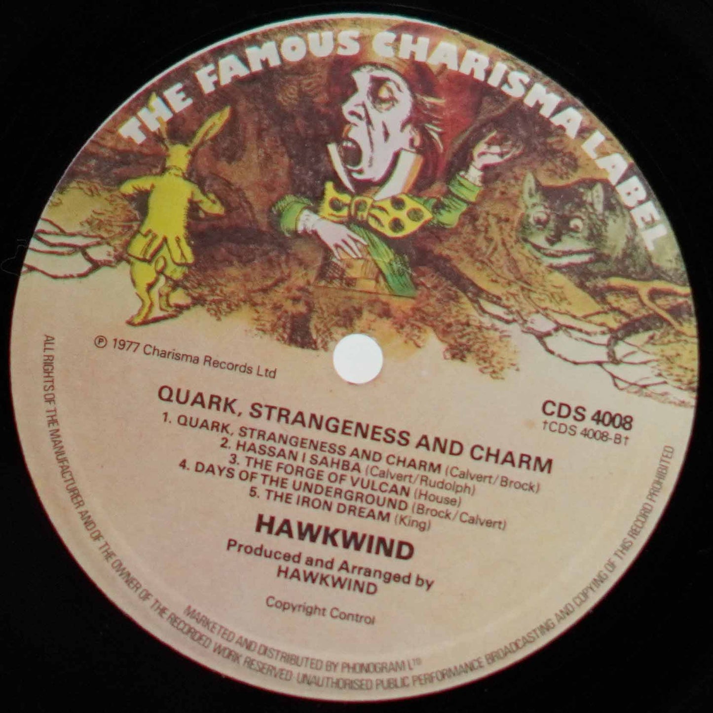 Hawkwind ‎– Quark, Strangeness And Charm