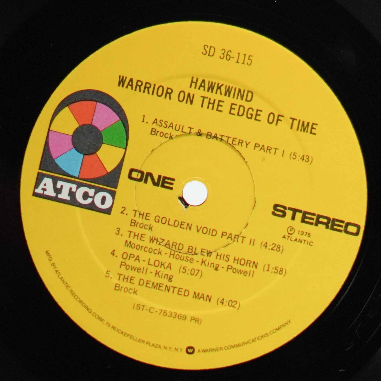 Hawkwind ‎– Warrior On The Edge Of Time