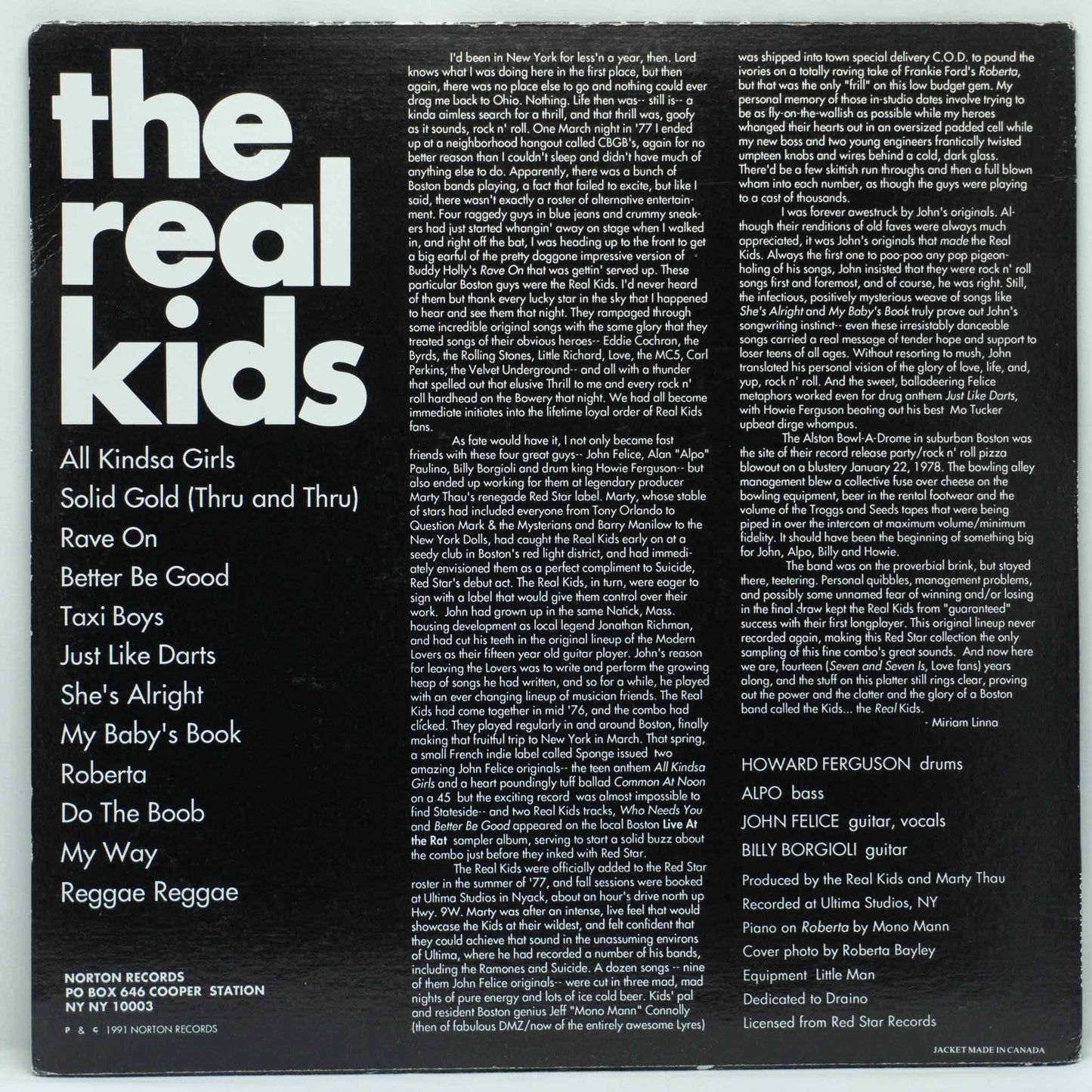 The Real Kids – The Real Kids