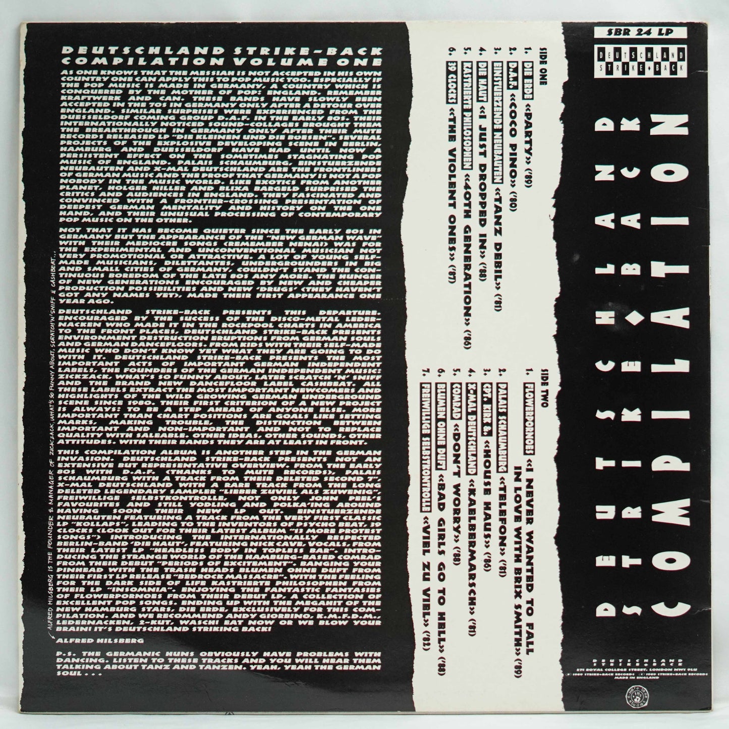 Various ‎– Deutschland Strike-Back Compilation (Volume One)