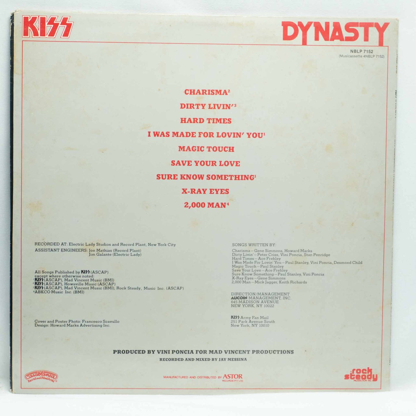 Kiss – Dynasty