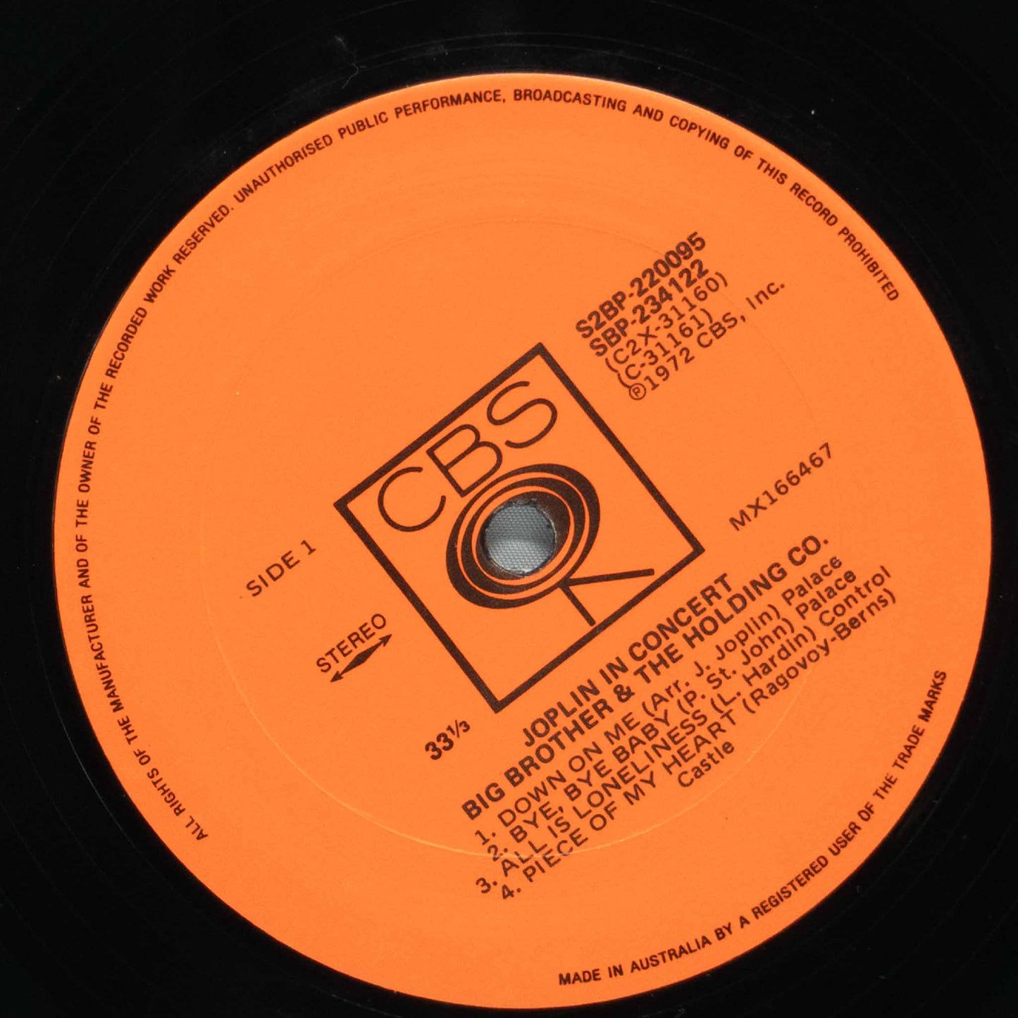 Janis Joplin – Joplin In Concert