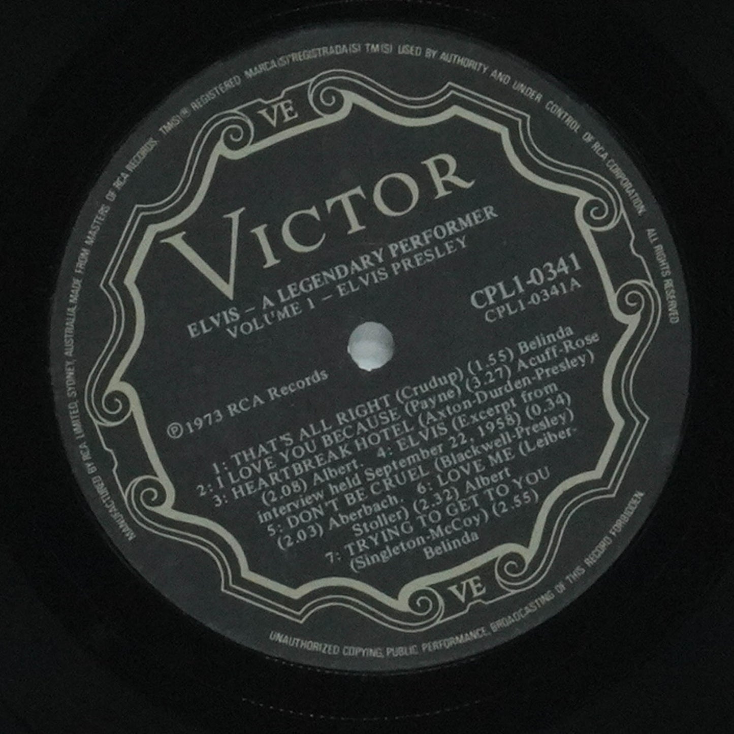 Elvis – A Legendary Performer - Volume 1