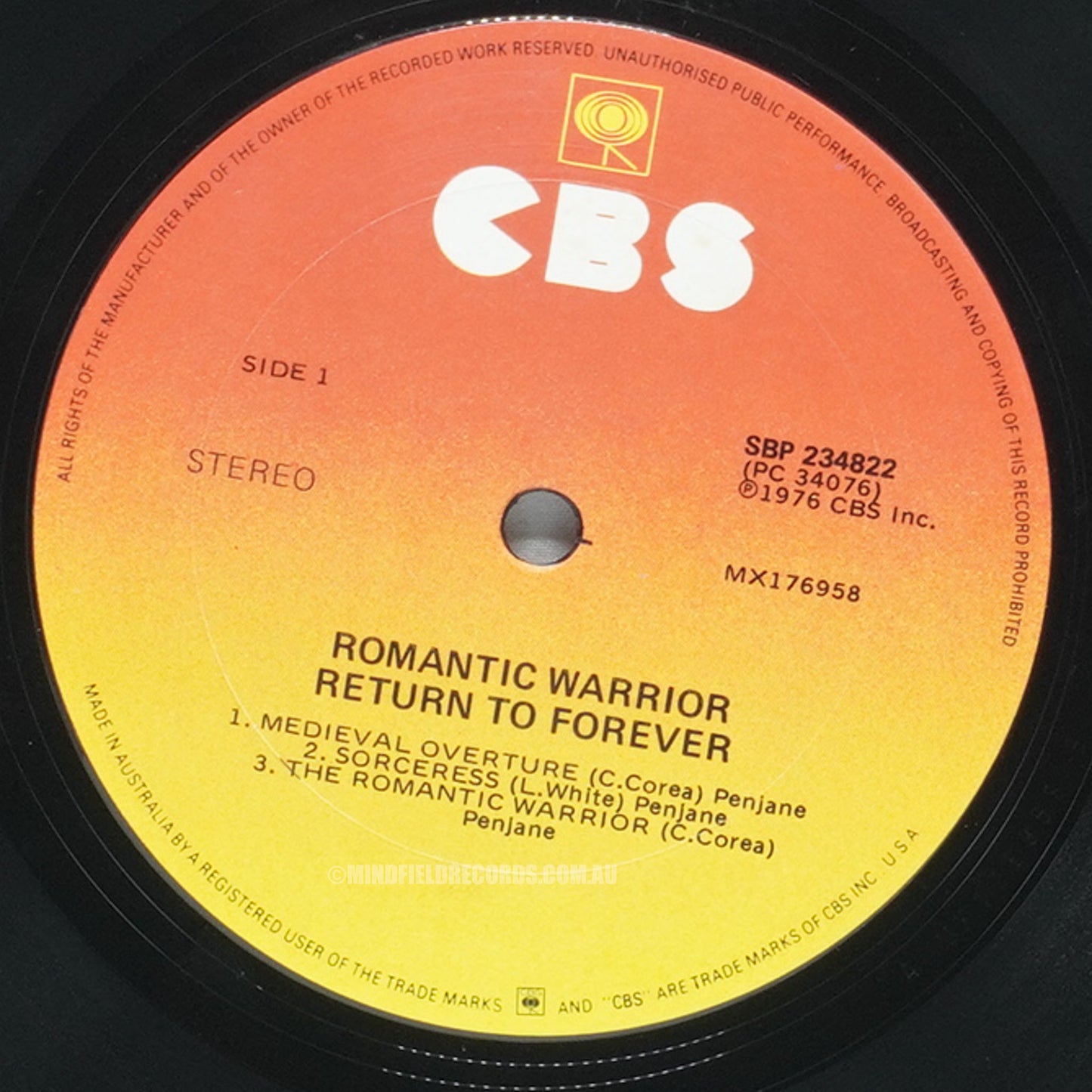 Return To Forever ‎– Romantic Warrior