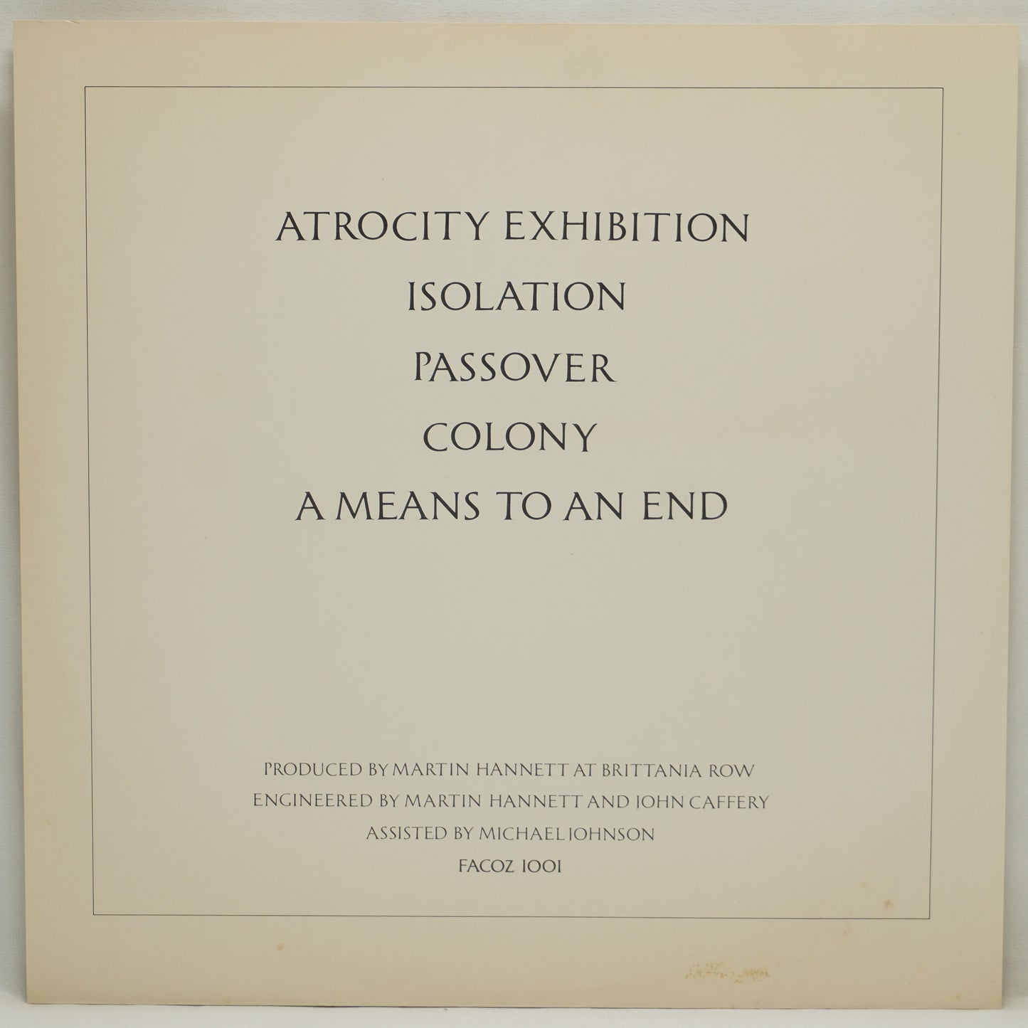 Joy Division – Closer