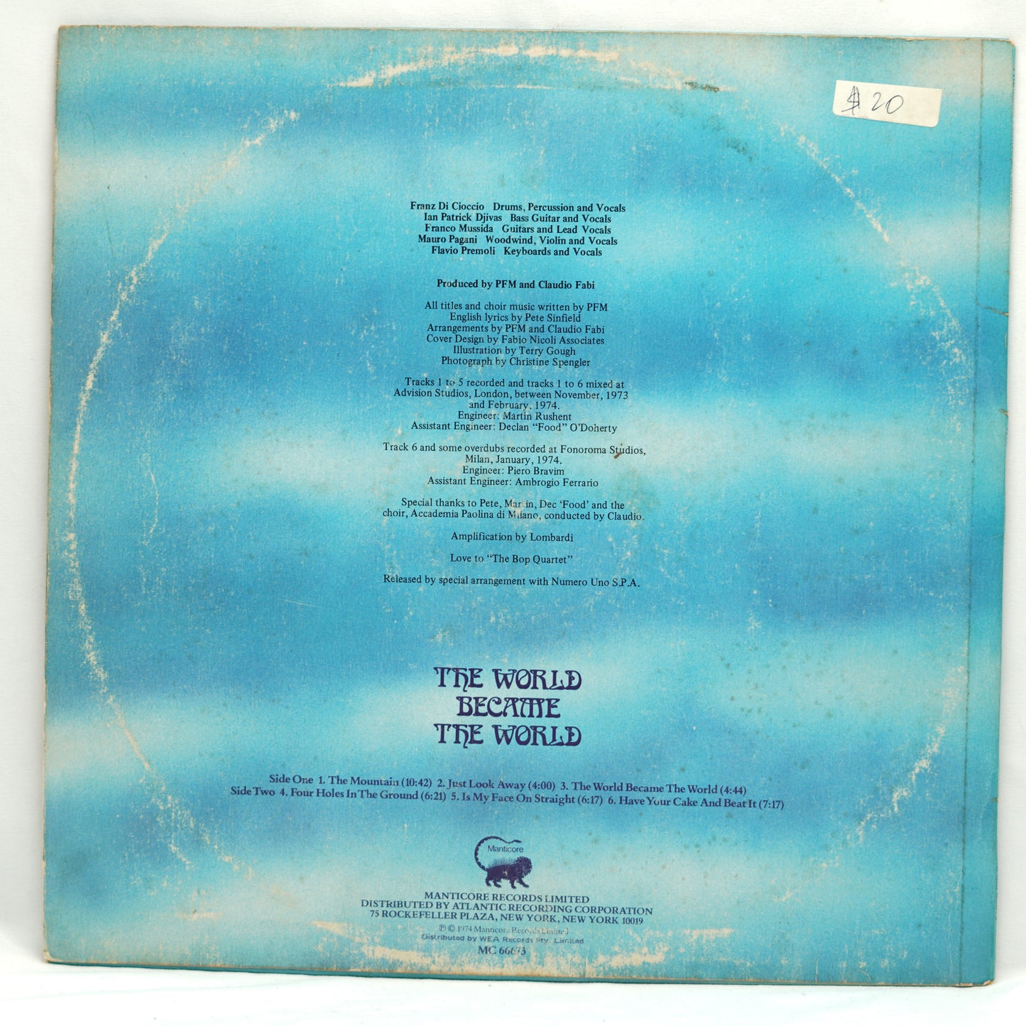 Premiata Forneria Marconi – The World Became The World